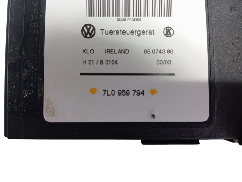 Motor Máquinavidro Traseiro Direito Porschecayenne 2003 V371 8