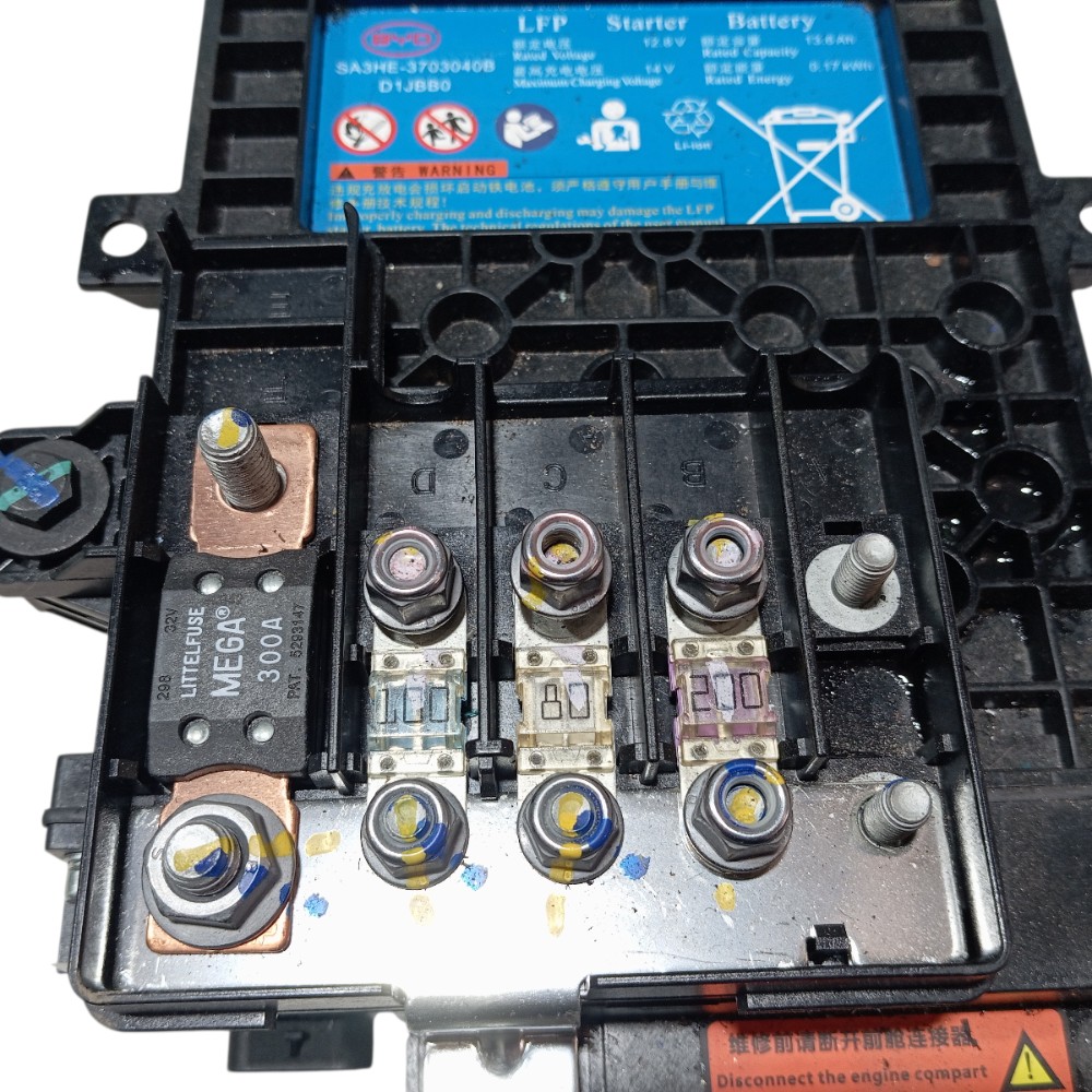 Bateria partida Byd Song Pro 2025 V669 6