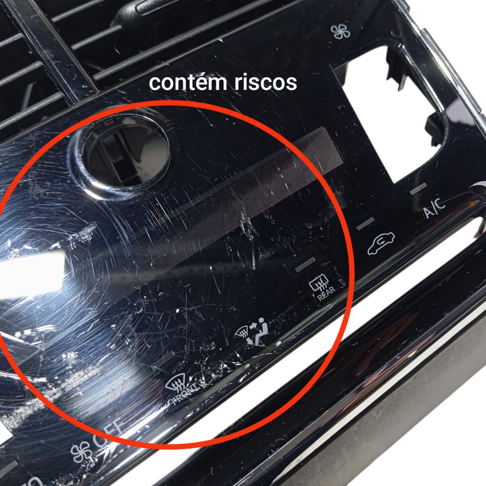 Moldura Central Painel Toyota Yaris 2019 A 2024 8