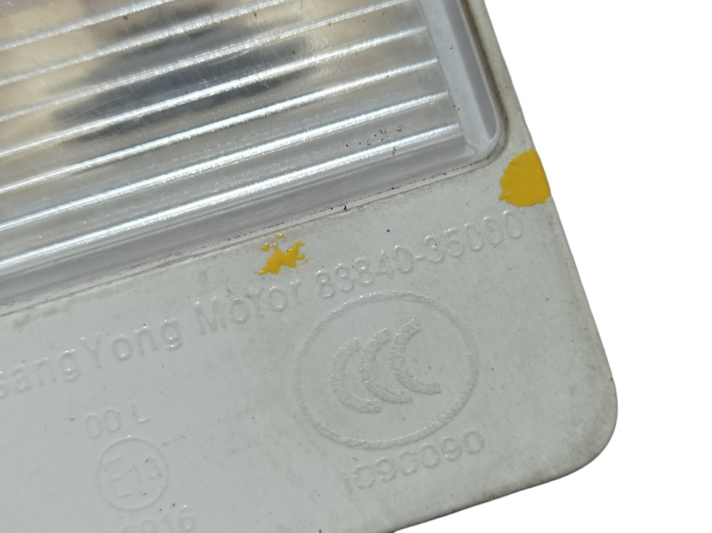 Luz Placa Tampa Traseira Ssangyong Xlv Dlx 1.6 2018 V612 6