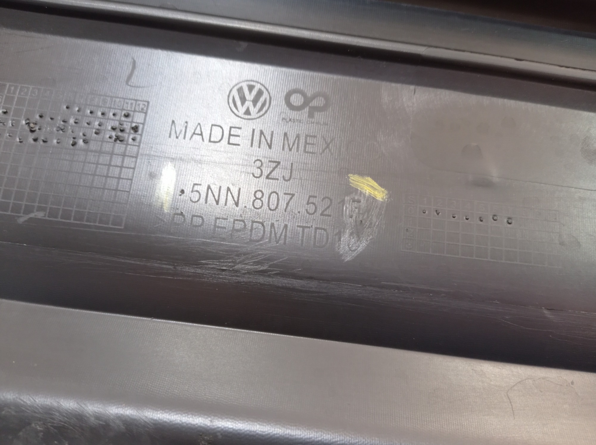 Spoiler Aplique Parachoque Traseiro Tiguan 2018 A 2020 V419 9