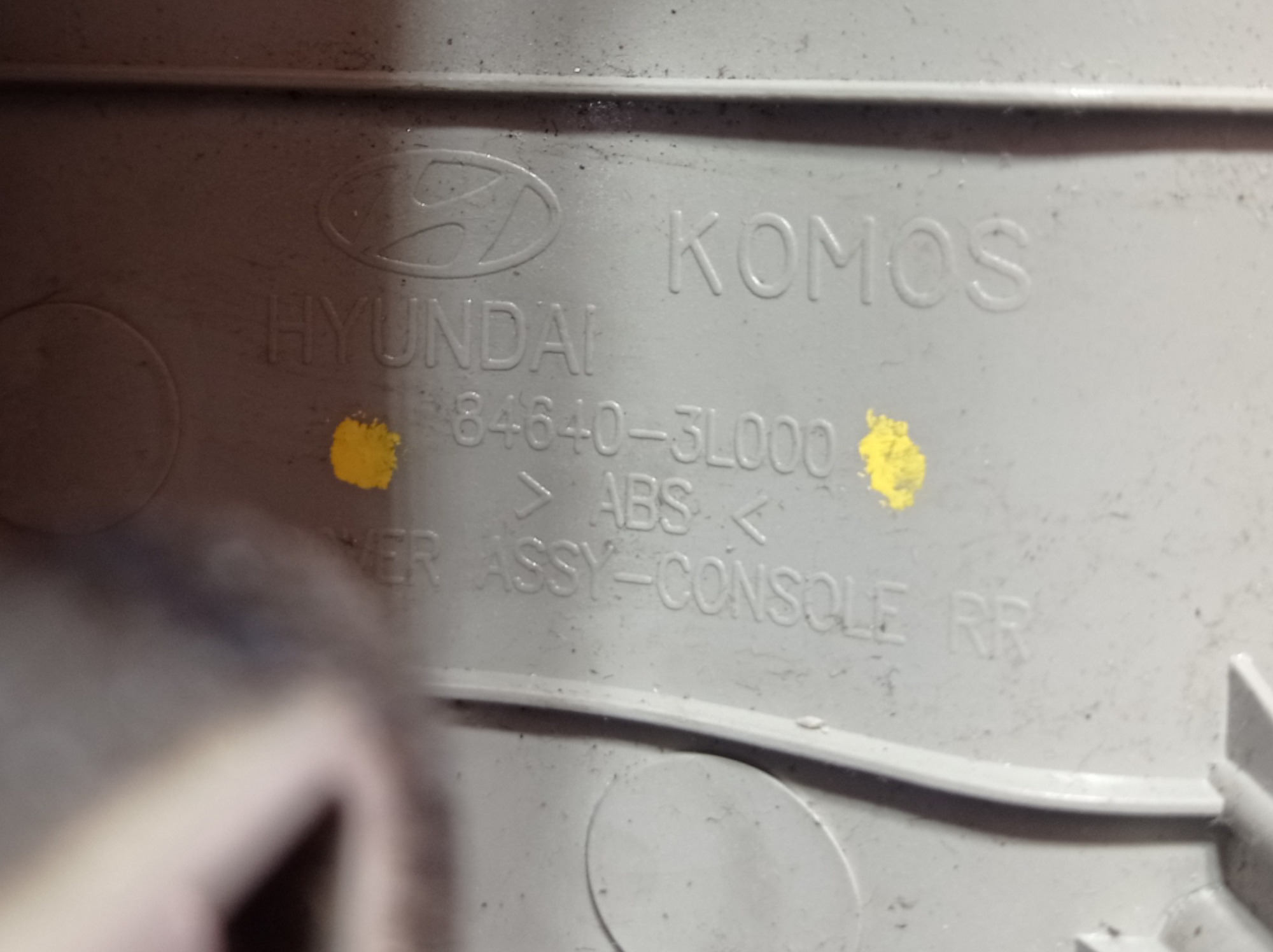 Difusor Ar Central Traseiro Hyundai Azera 2009 3.3 V595 4
