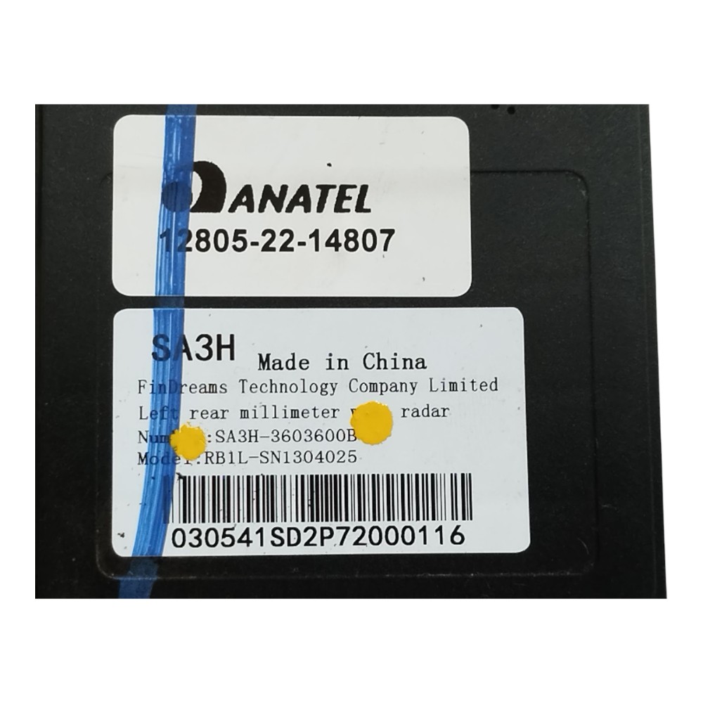 Sensor Ponto Cego  Esquerdo  Byd Song Plus 2024 V631 7