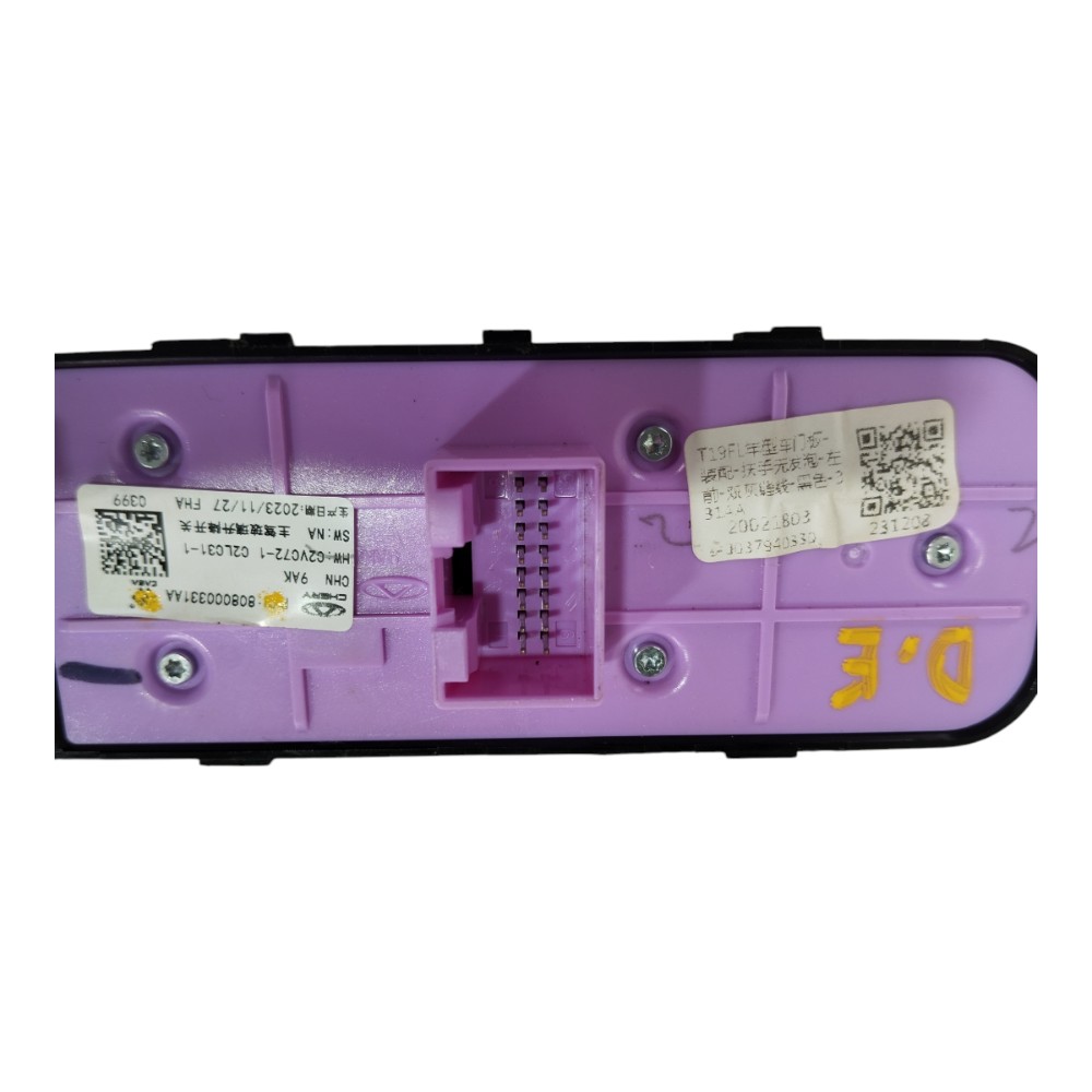 Comando Vidro Dianteiro Esquerdo Chery Tiggo 5x 2024 V621 2