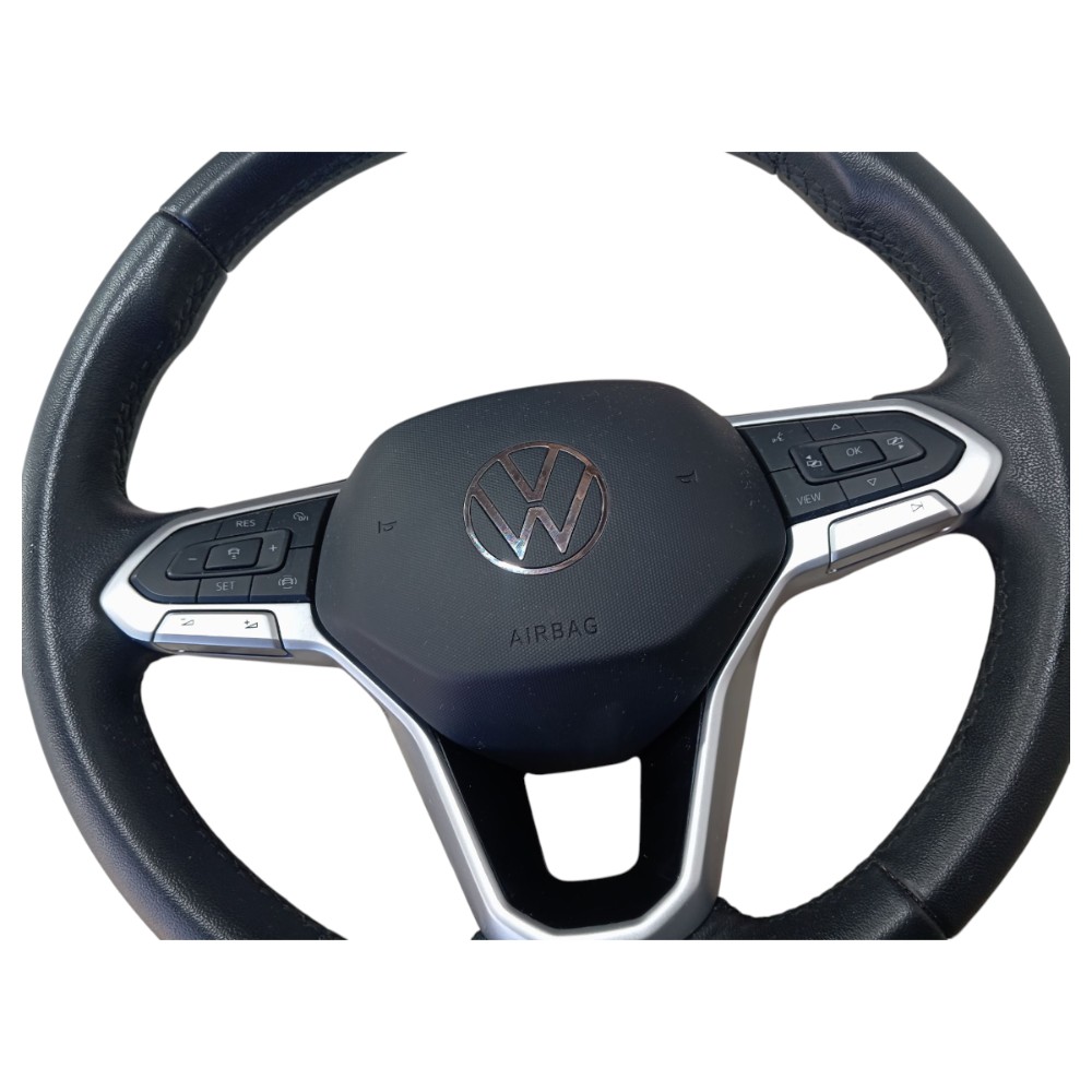 Volante Motorista Vw Taos Highline 2022 2024 V655 Preto