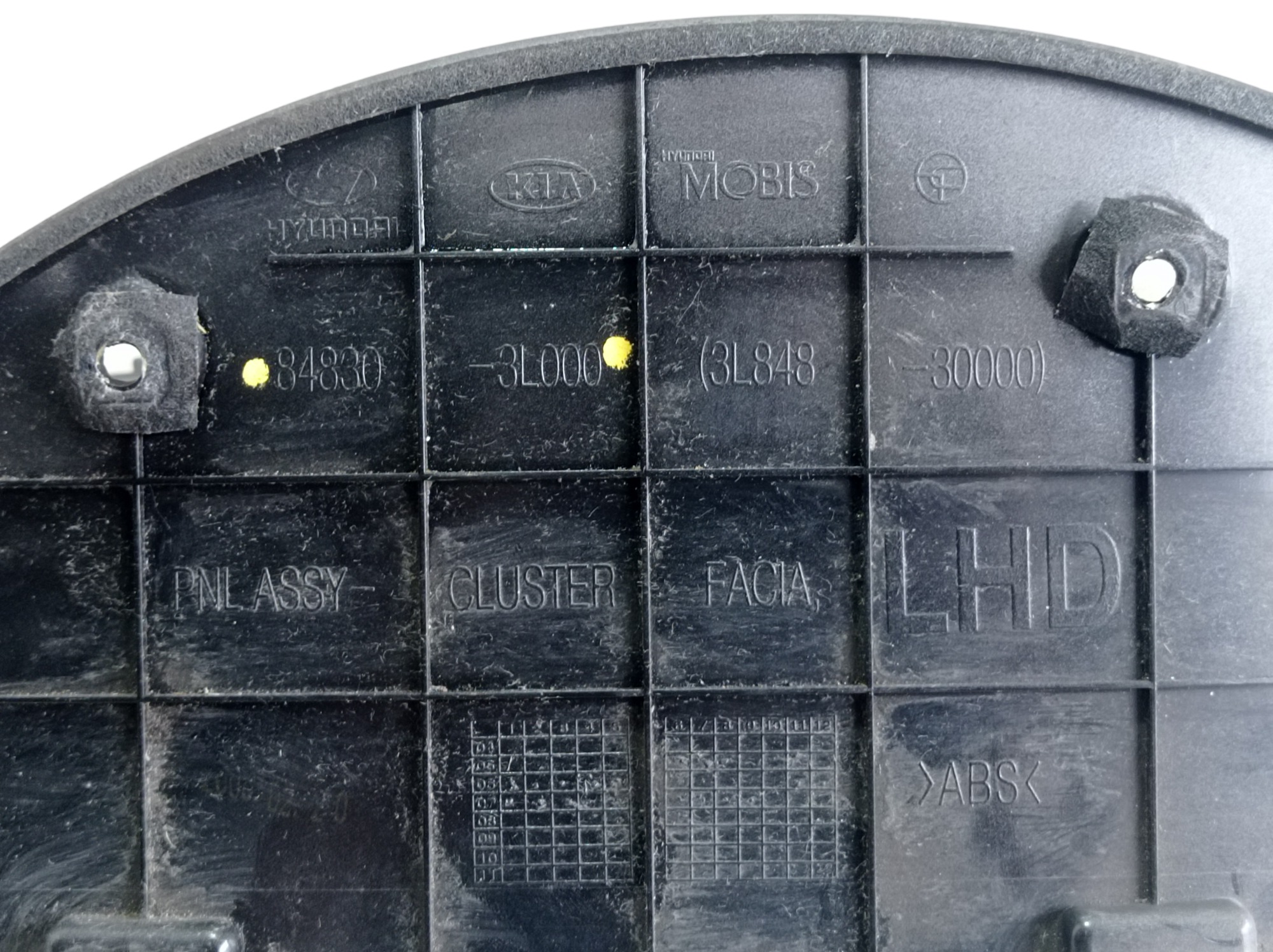 Moldura Painel Instrumentos Hyundai Azera 2009 3.3 V595 6