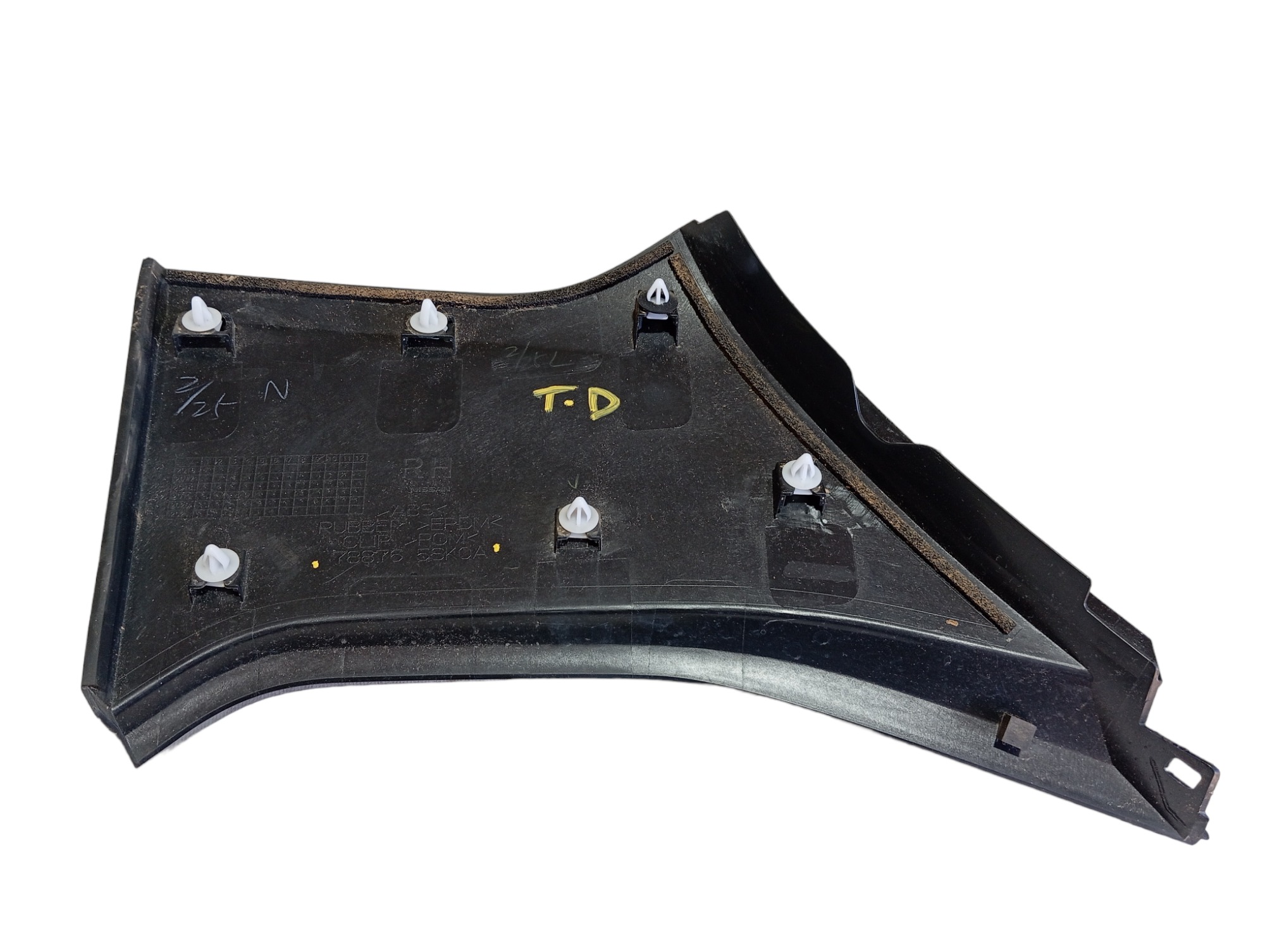 Moldura Ext Coluna Traseira Direita Nissan Leaf 2022 V589 6