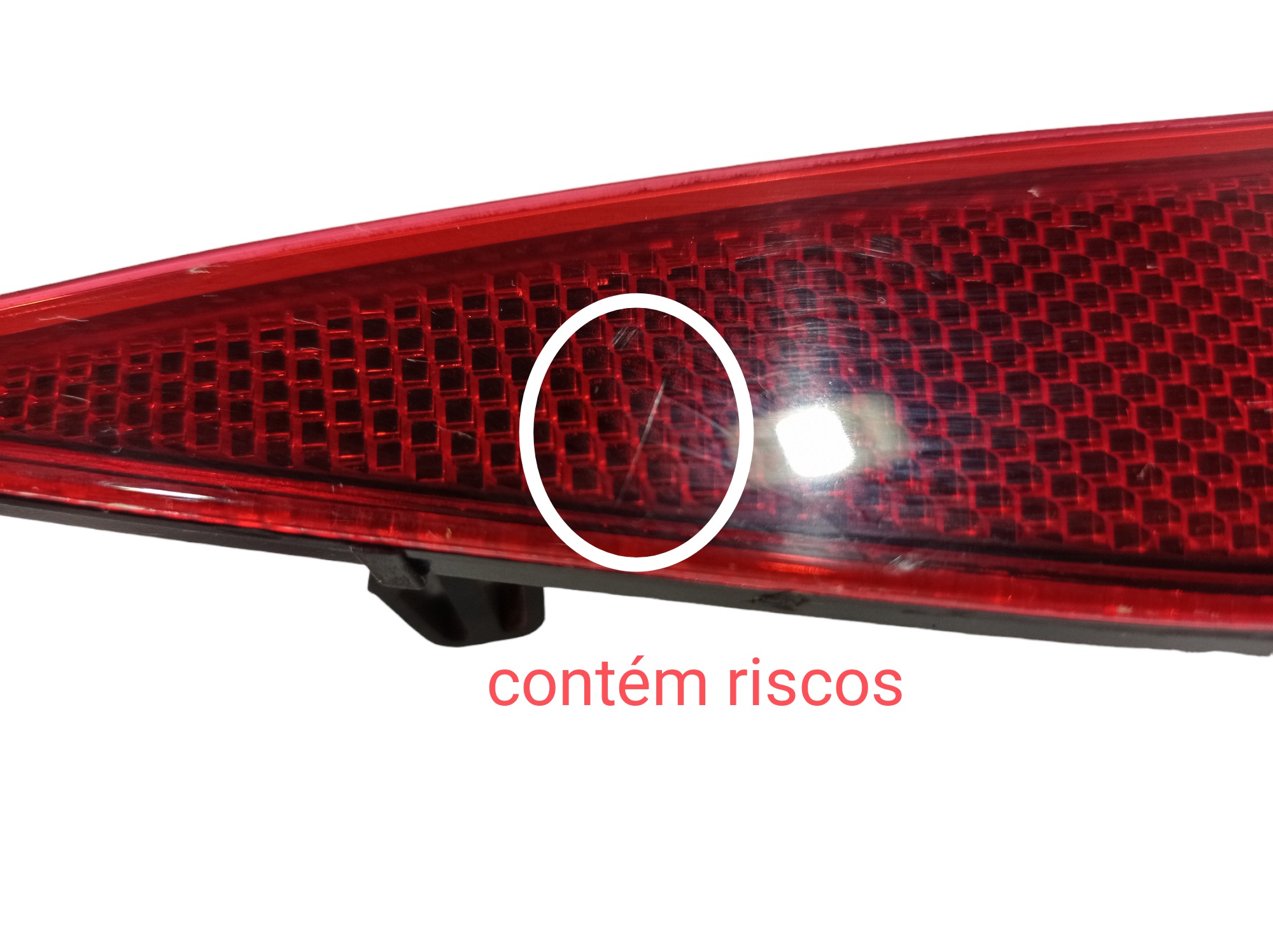 Olho Gato Direito Para Choque Traseiro Vw Golf Gti 15 V265 Vermelho 7