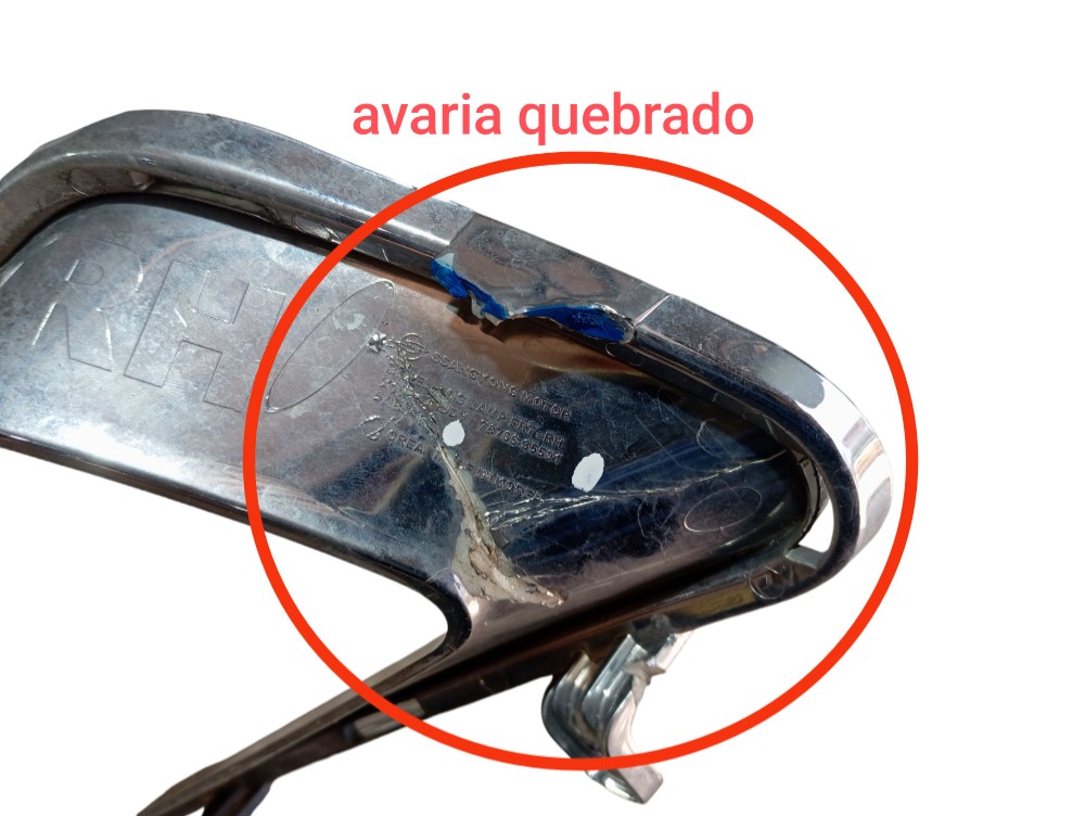 Moldura Farol Milha Direito Ssangyong Xlv Dlx 2018 V612 Direito 1