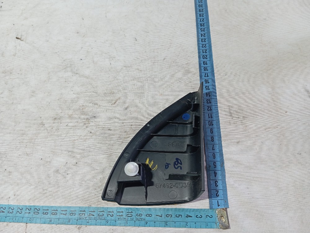 Acabamento interno retrovisor esquerdo Toyota Yaris 22 2023 8