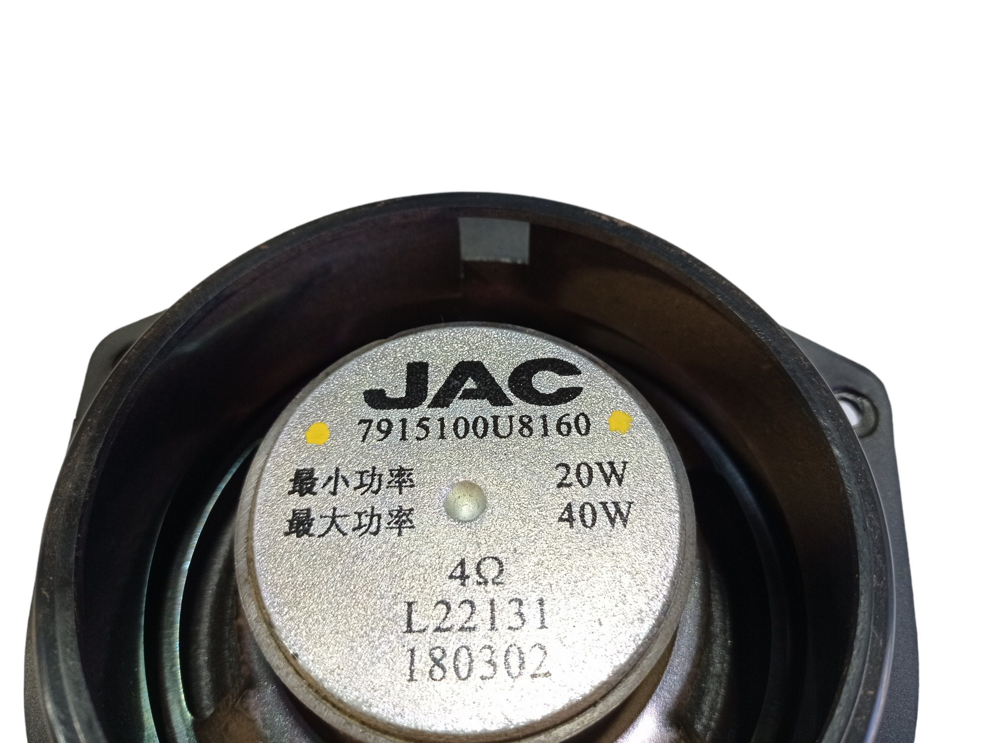 Alto Falante Porta Traseira Esquerda Jac T40 2019 V565 5