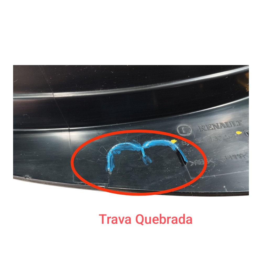 Moldura Externa Traseira Esquerda Renault Zoe 2023 V639 4