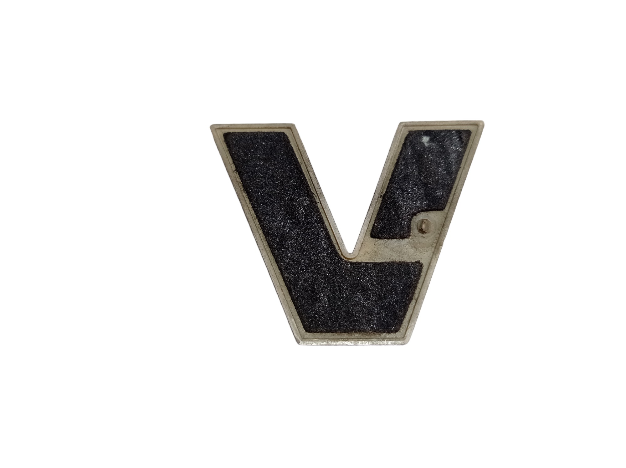 Emblema Letra V Capo Land Rover Discovery 4 2010 A 14 V582 Cinza 5