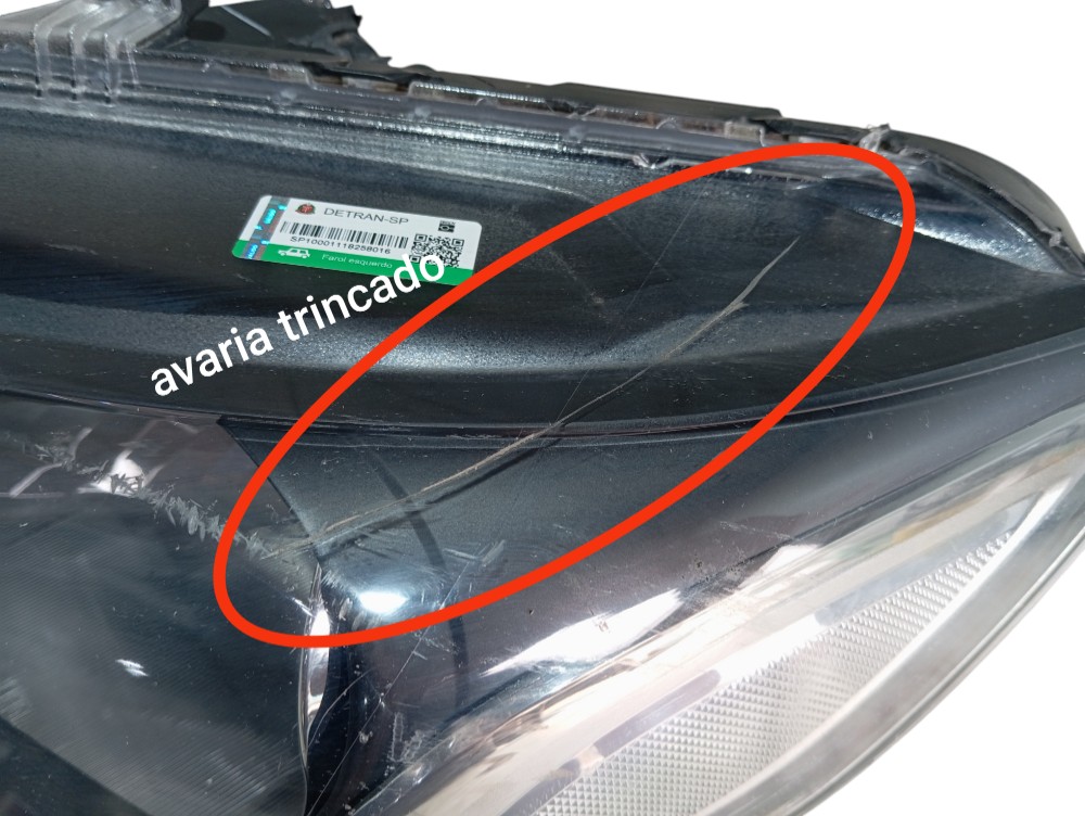 Lente Farol Esquerdo Honda Fit 2016 W1297 V327 6