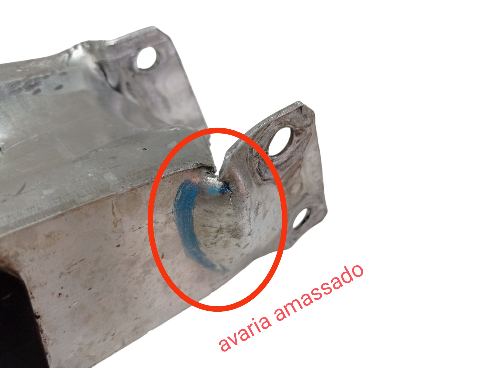 Suporte Esquerdo Parachoque Dianteiro Gla 200 2016 V568 4