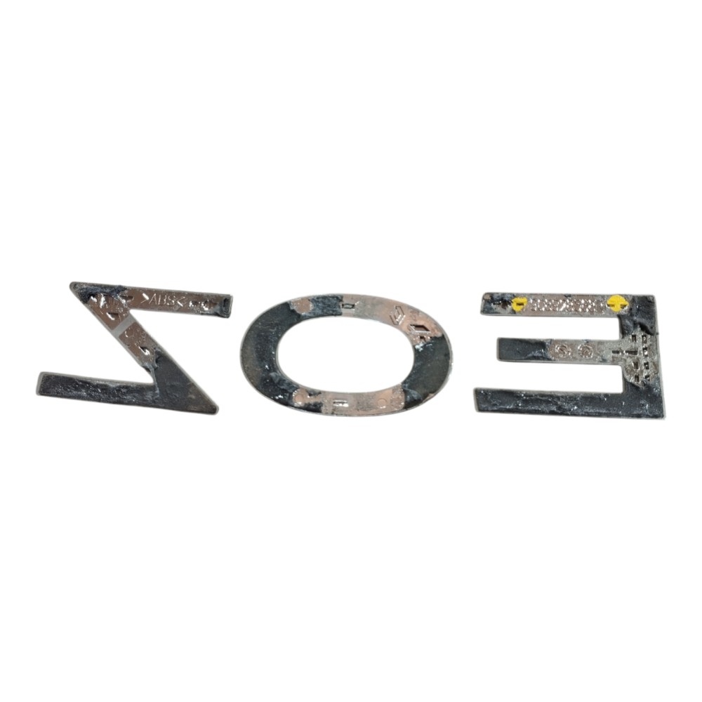 Emblema Zoe Tampa Traseira Renault Zoe 2022 2023 V639 7