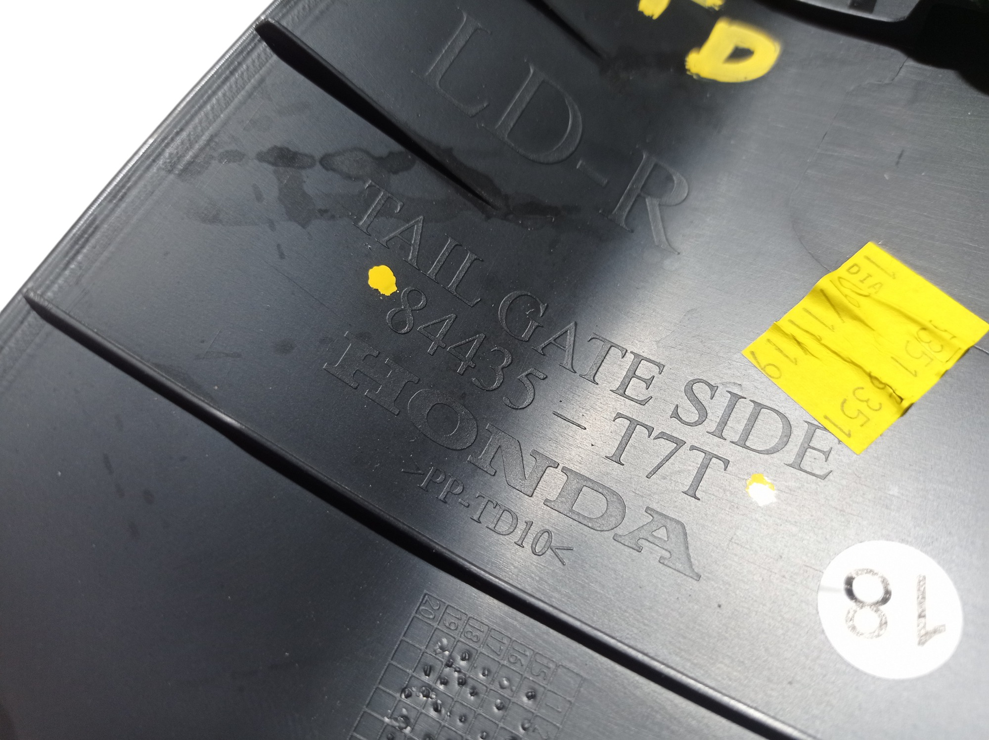 Moldura Coluna Direita Tampa Traseira Honda Hrv 2020 25 V602 8