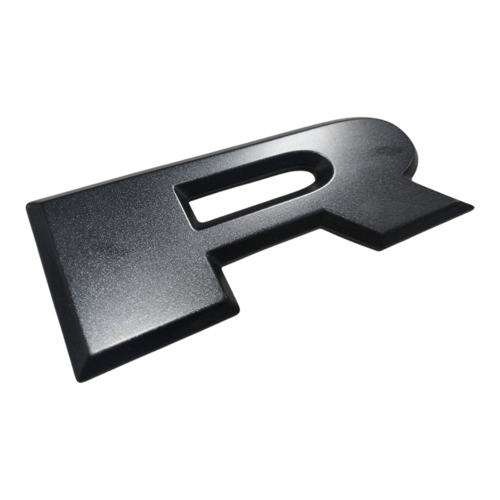 Emblema Letra R Tampa Traseira Ram Rampage Rt 2023 2025 V664 Cinza 9