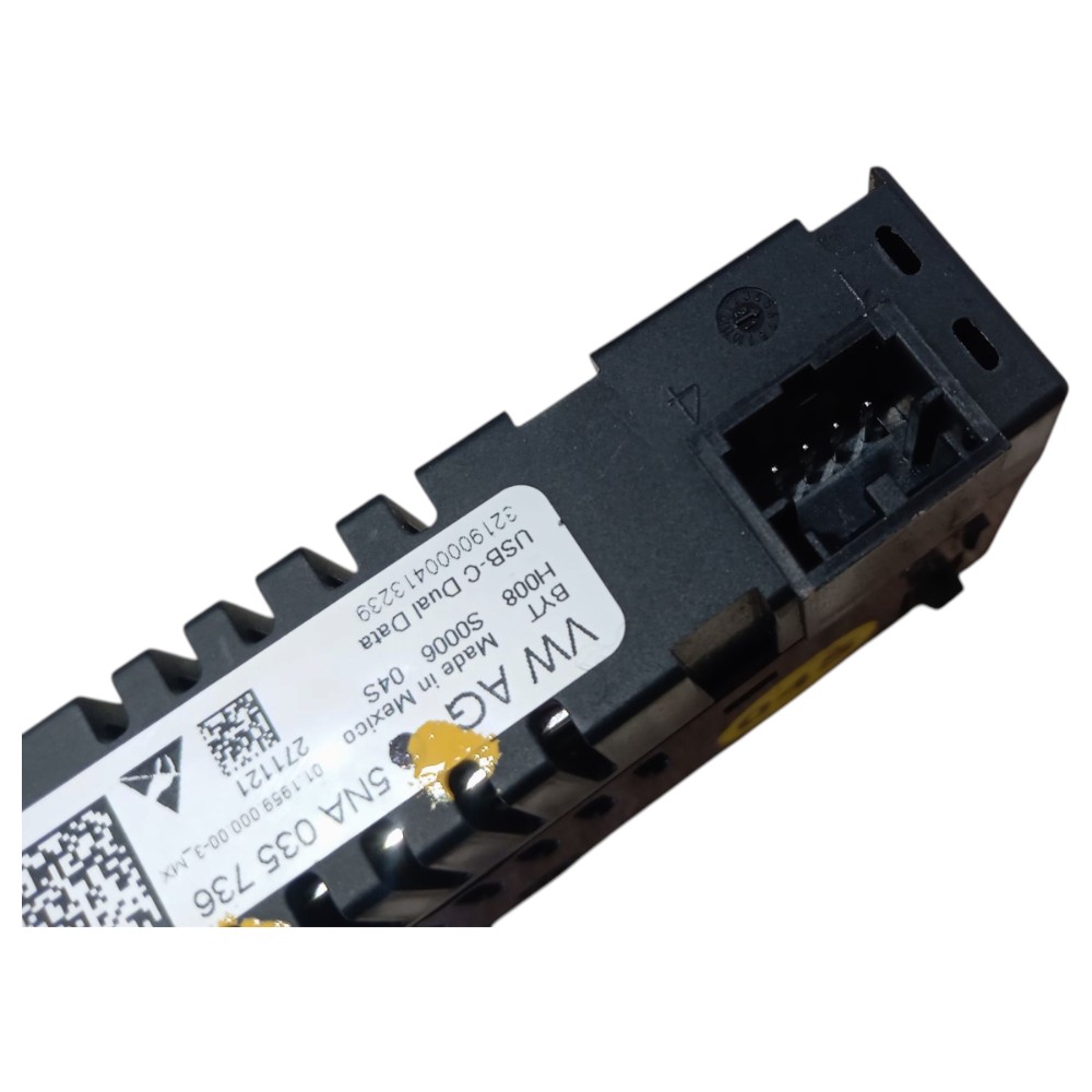 Entrada Usb Vw Taos Highline 2022 2024 V655 5