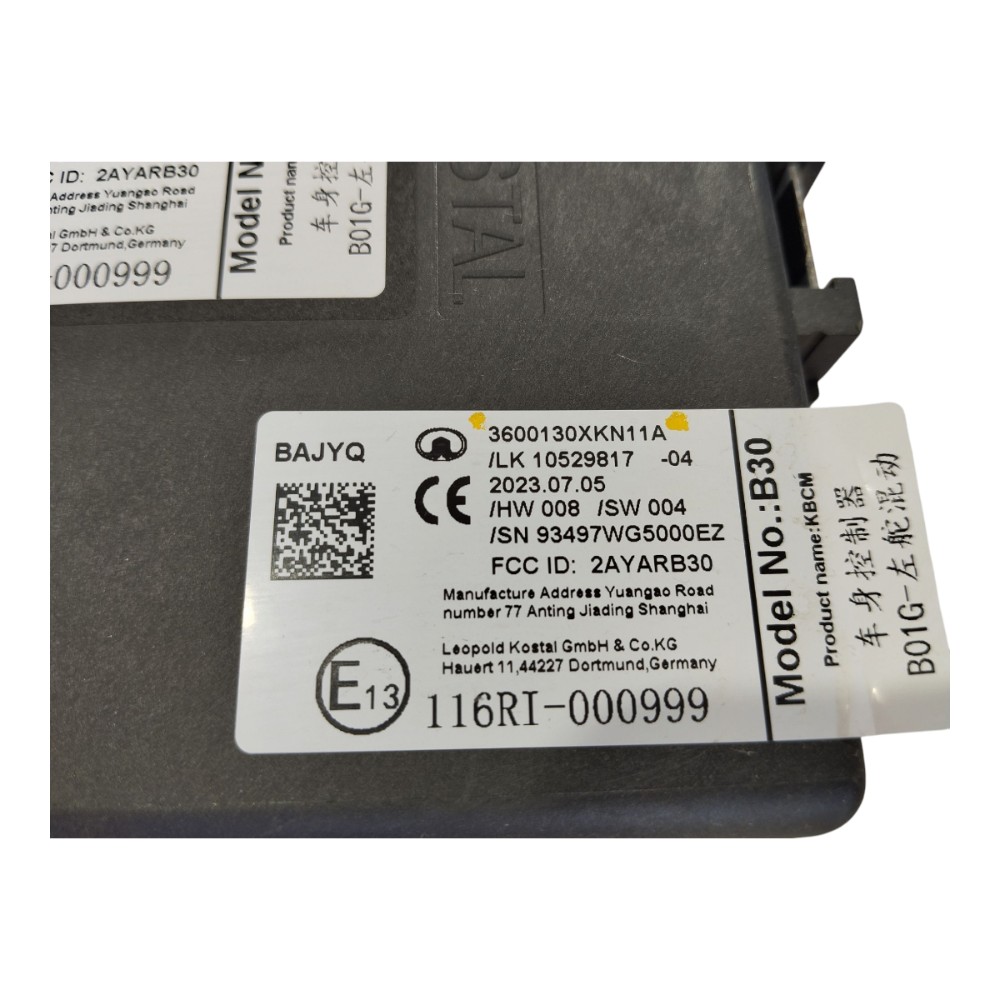 Módulo Controlador Gwm Haval GT 2024 V636 11