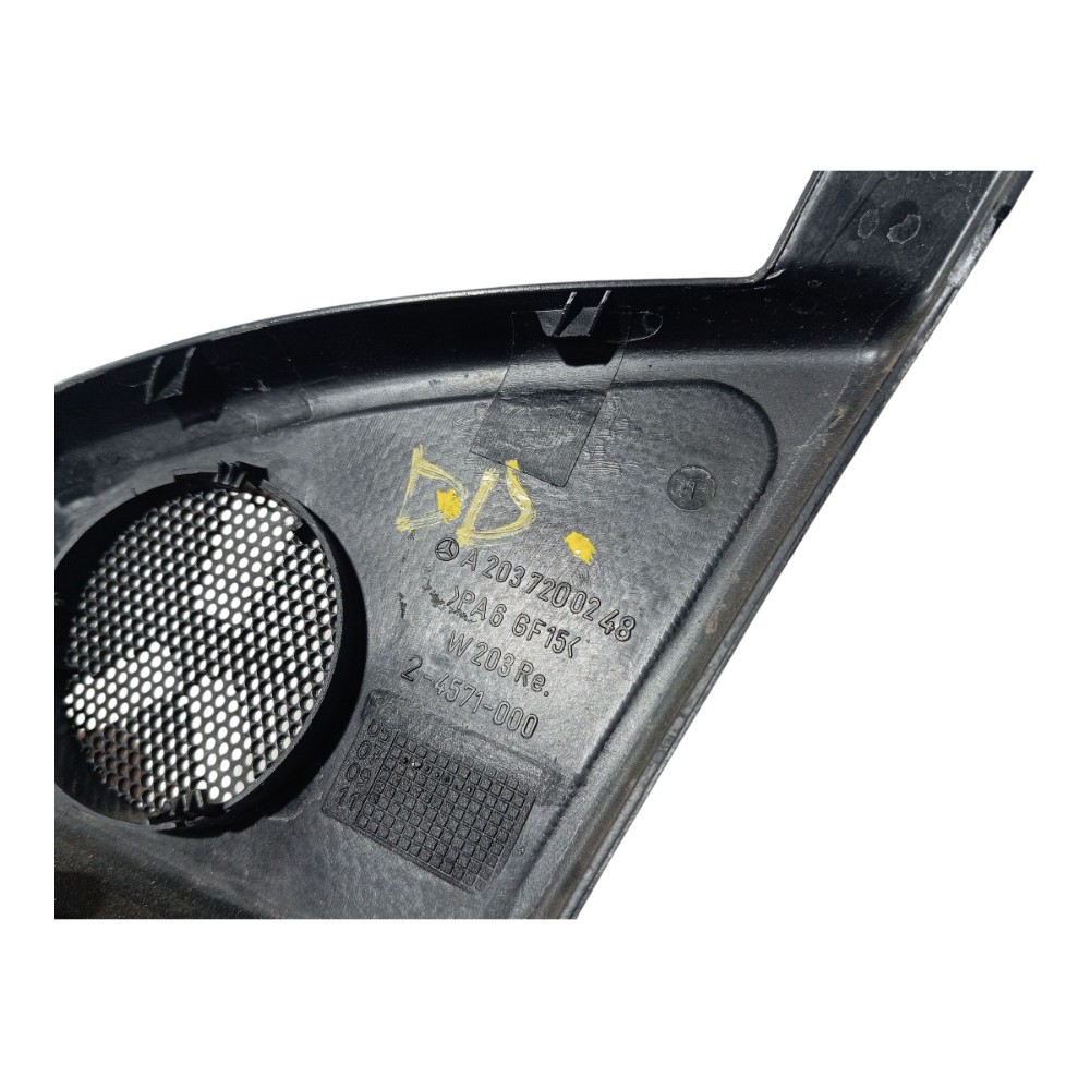 Acabamento Interno Retrovisor Direito C180 2002 2007 V661 Preto 6