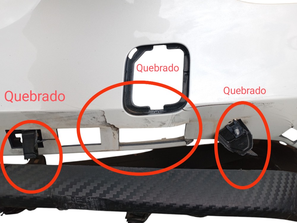 Parachoque Traseiro Gwm Ora Gt 03 Para Recuperar 2024 V625 5