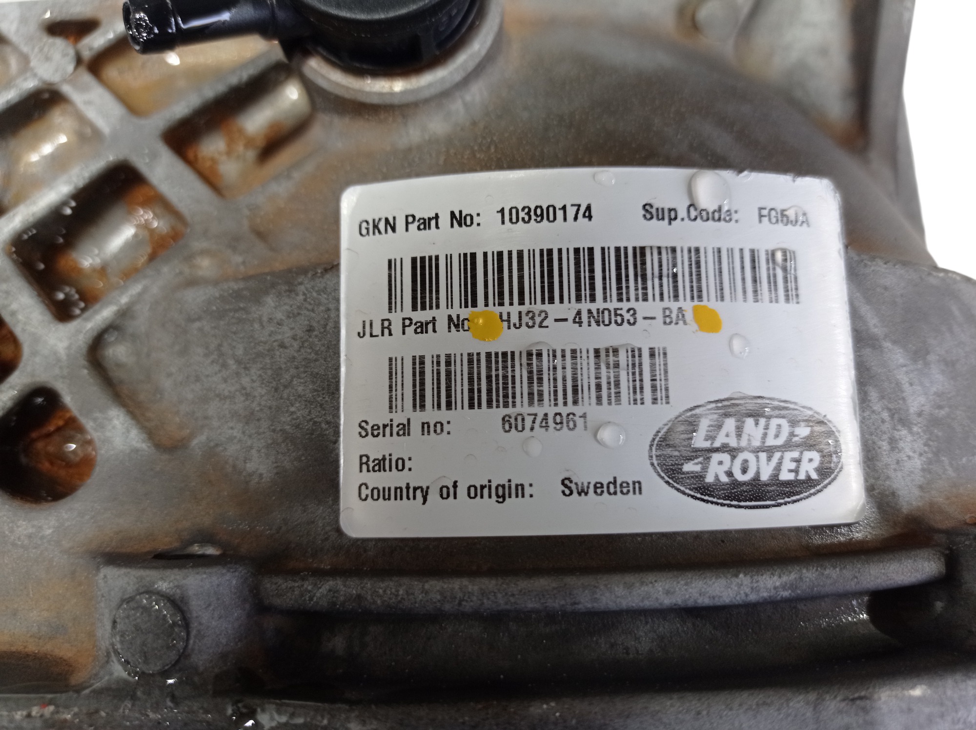 Diferencial Traseiro Land Rover Discovery Sport 15 2018 V591 8