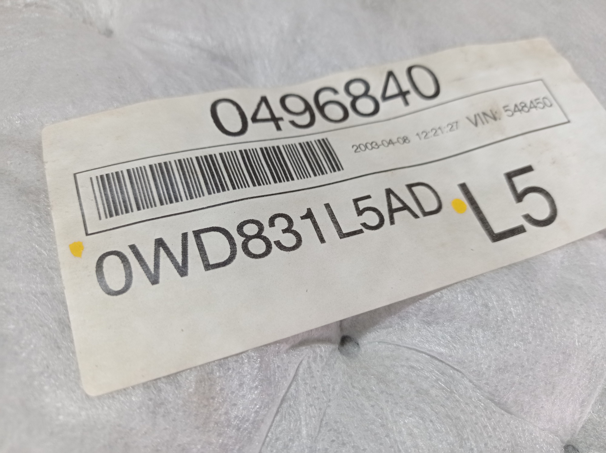 Forro Porta Traseira Esquerda Grand Caravan 2003 V458 10