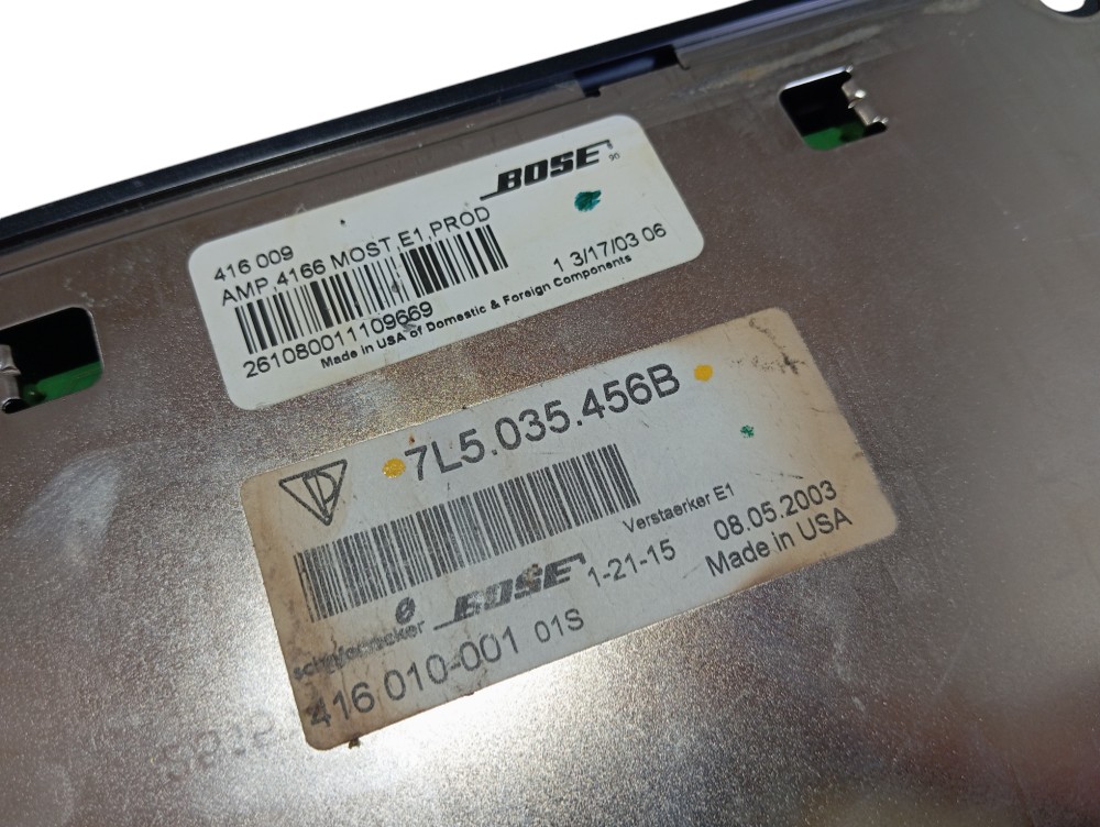 Módulo Amplificador Som Porsche Cayenne 2003 V371 9