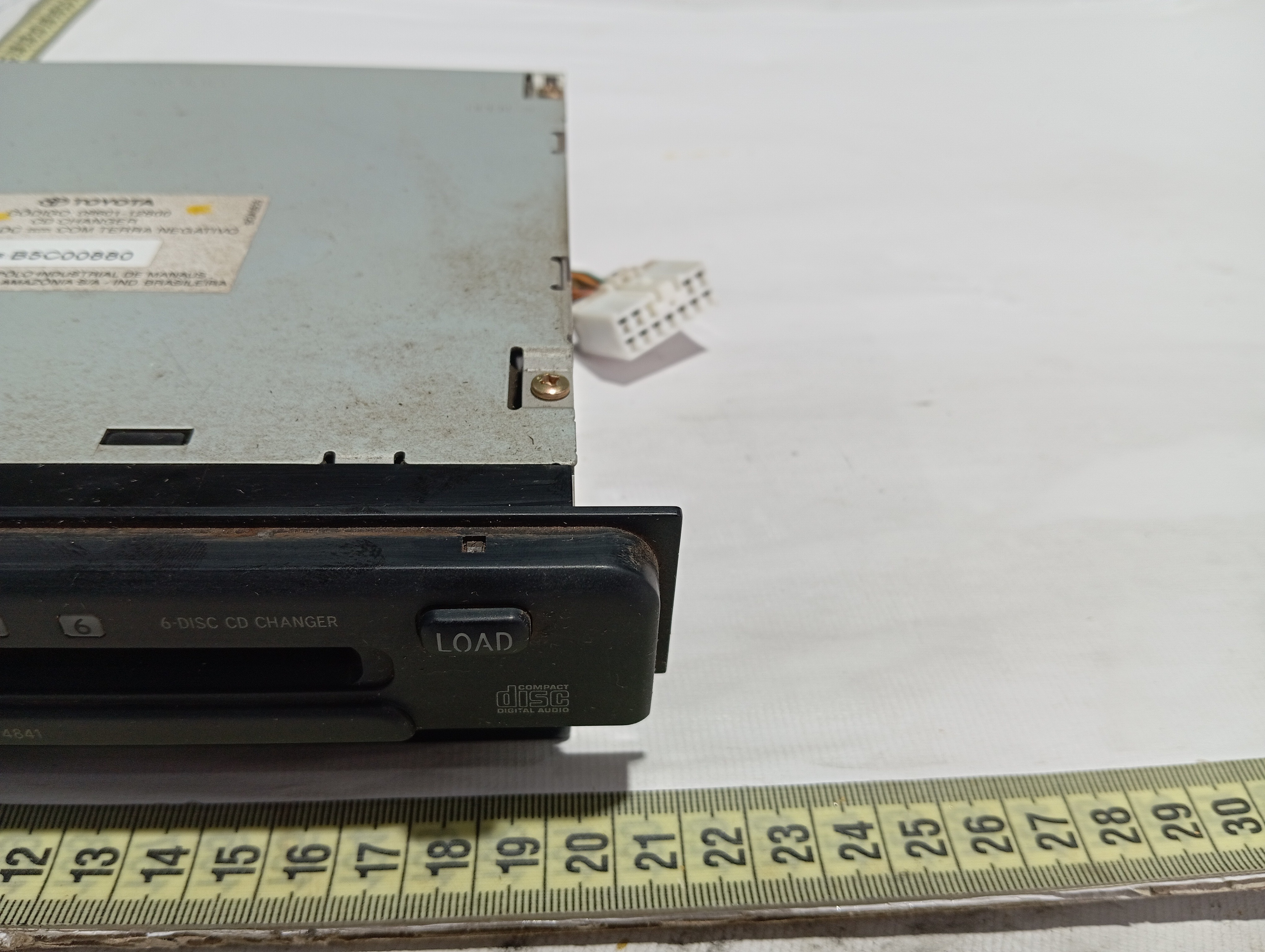 Rádio Cd Toyota Land Cruiser Prado 08601-12800 2004 8