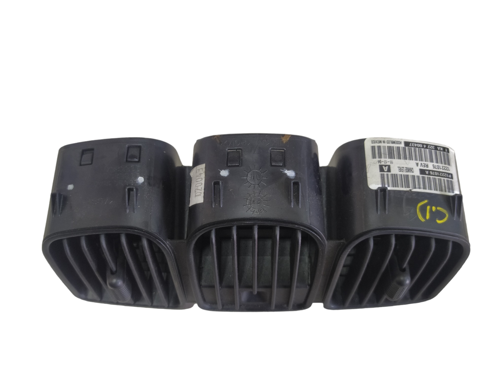 Difusor De Ar Central Chrysler Grand Caravan 2005 V586 2