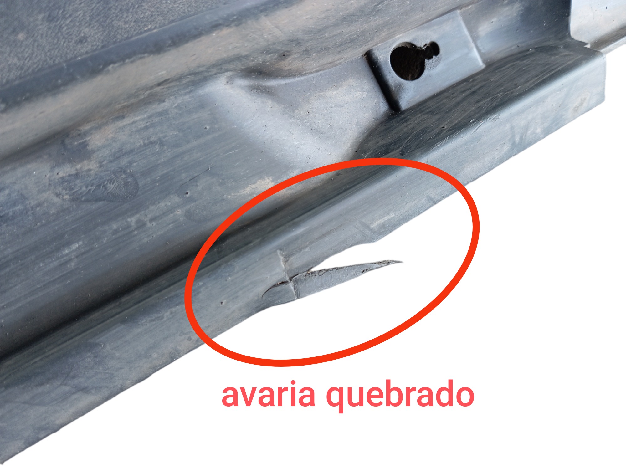 Spoiler Passageiro Volvo Xc70 2007 V64 Preto 6