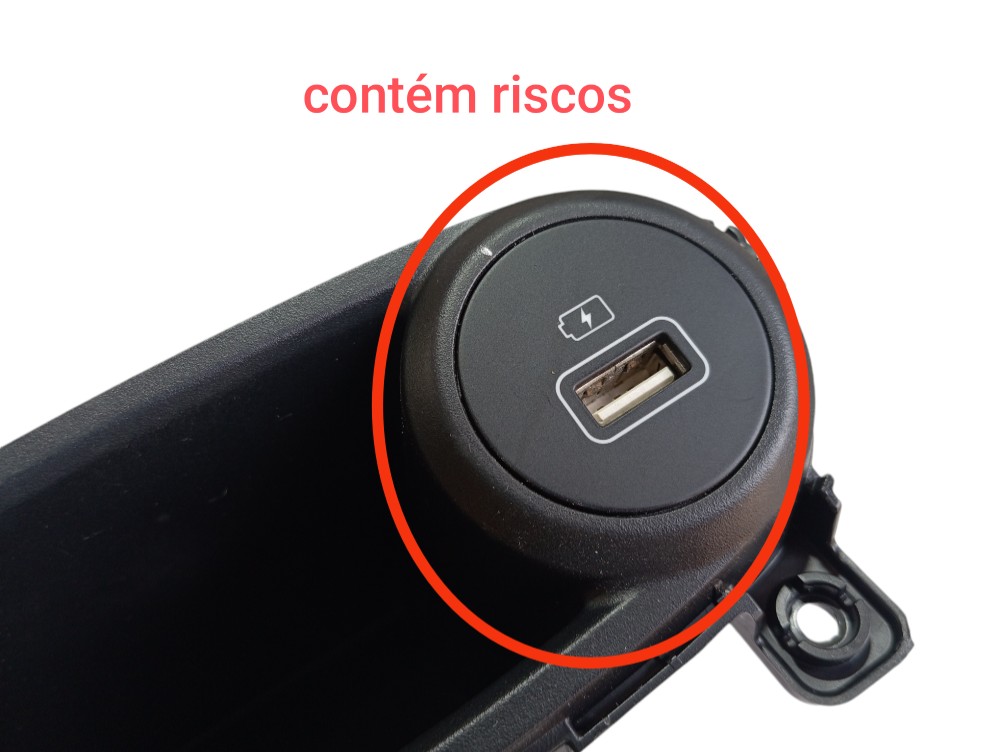 Moldura Entrada Usb Hyundai Creta 2023 V609 6