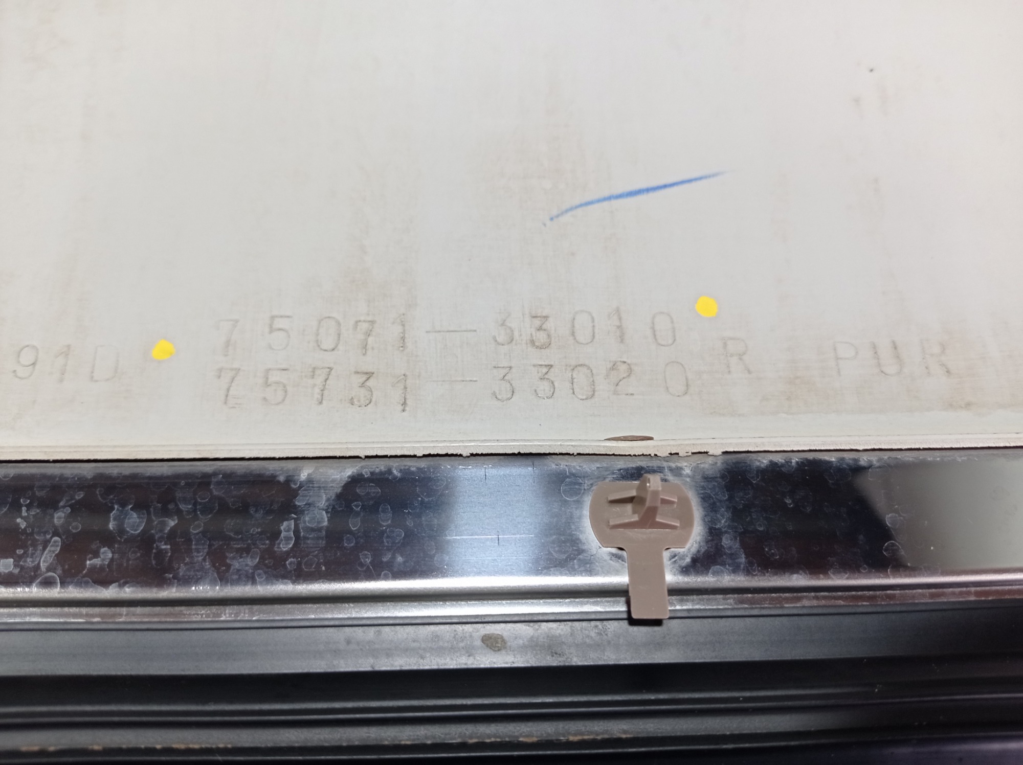 Friso Porta Dianteira Direita Lexus Es300 1993 V571 4