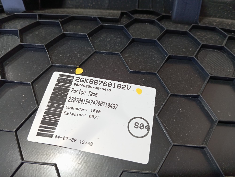 Acabamento Tampa Traseira Vw Taos 2022 2024 V655 9