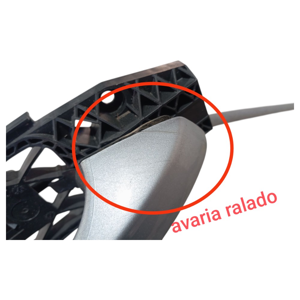 Maçaneta Ext Porta Trase Dir Vw Taos Highline 2022 2024 V655 Prata Traseira 4