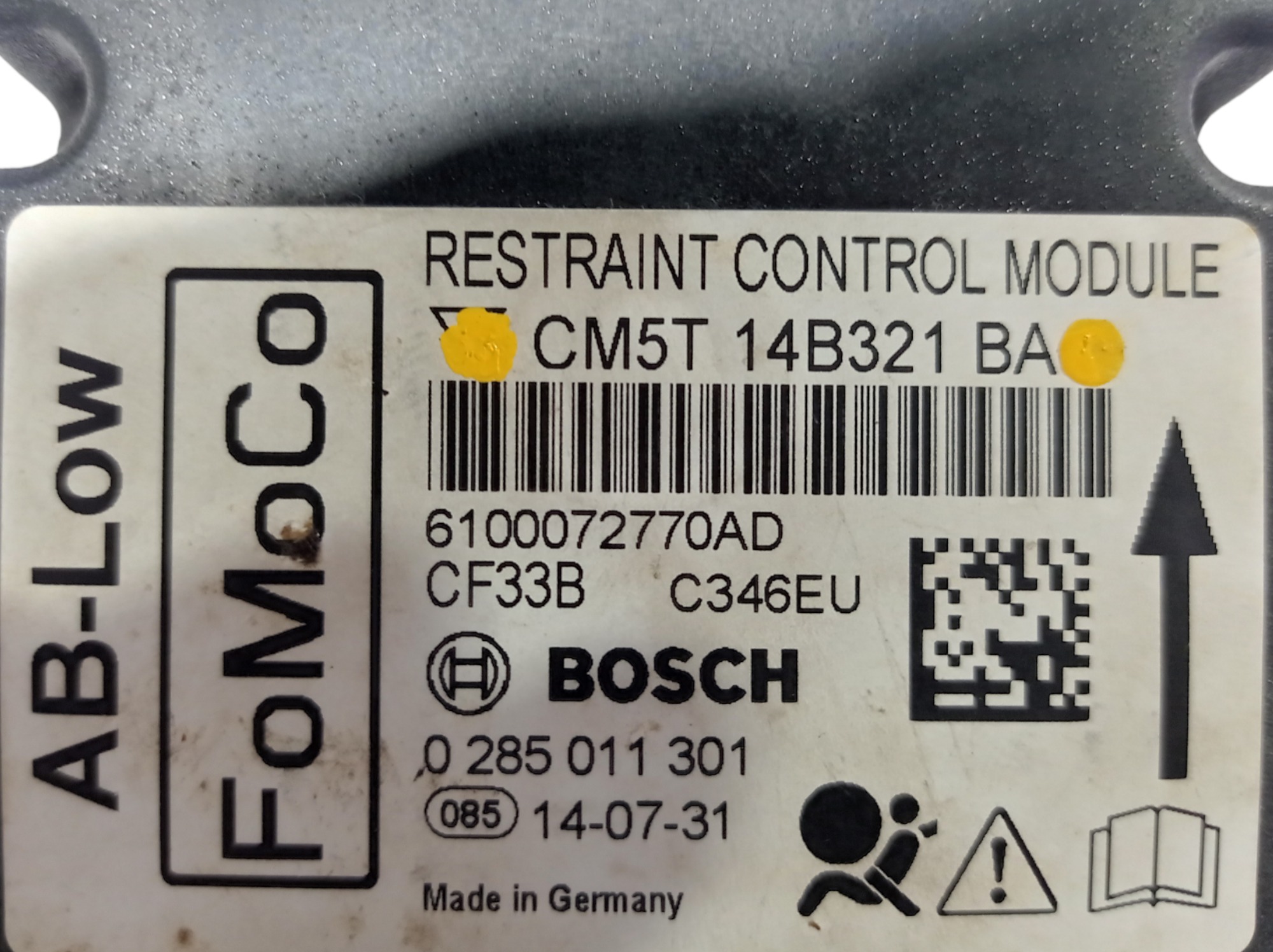 Módulo Ford Focus 2014 Cm5t14b321ba 9
