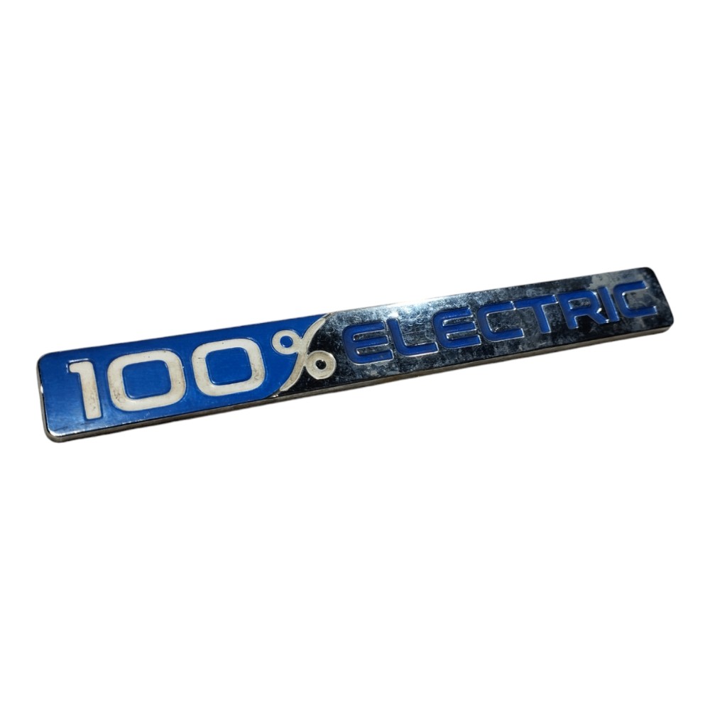 Emblema 100% Eletric Porta Dianteira Jac Ejs1 2022 2024 V616 2