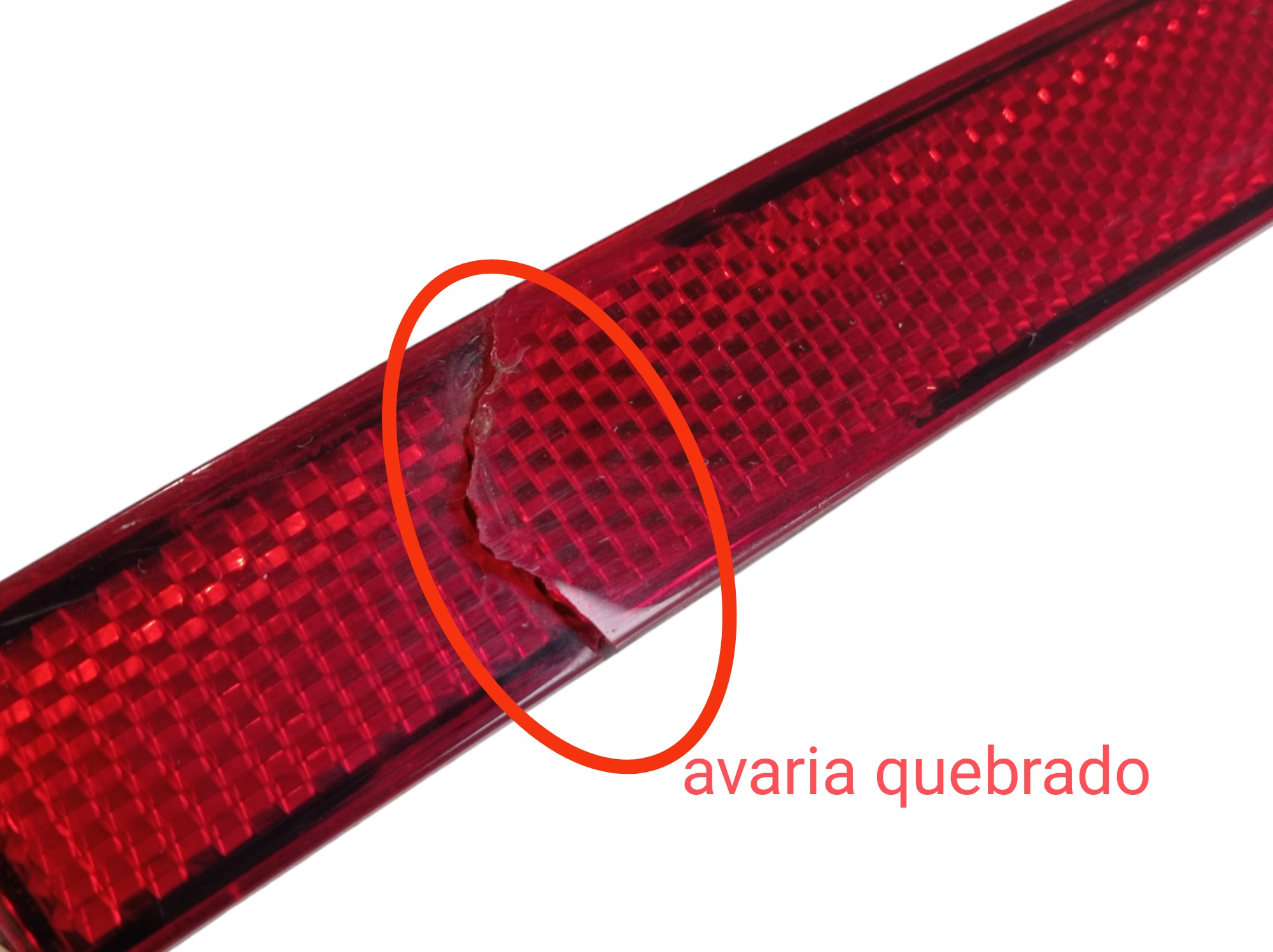 Olho De Gato Traseiro Esquerdo Vw Tiguan 2018 A 2020 V419 Vermelho 6