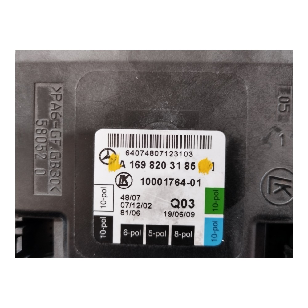 Módulo Porta Tras Esquerda Mercedes B180 2006 A 2011 V630 2