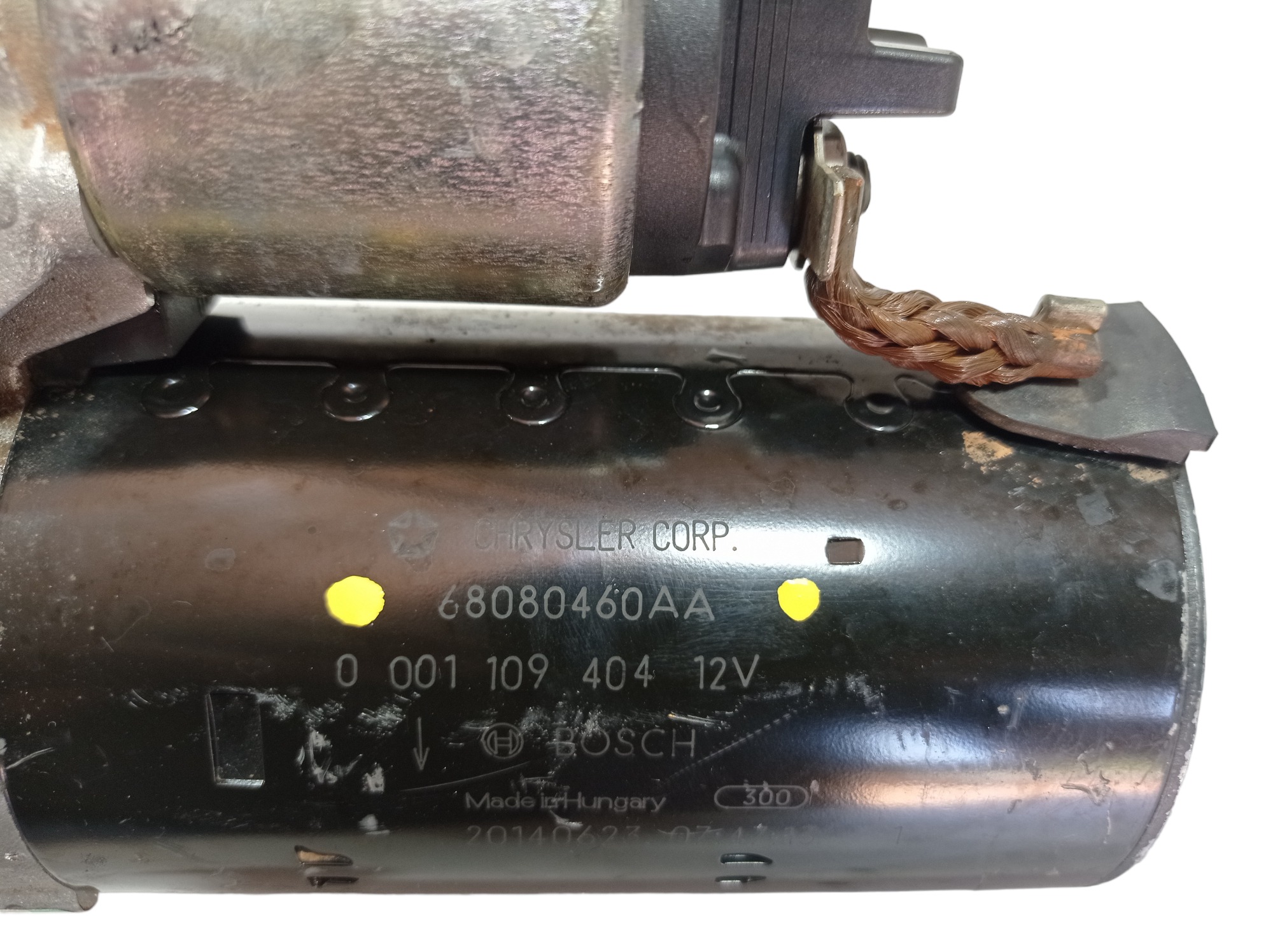 Motor De Arranque Jeep Grand Cherokee Limited 2014 V580 6