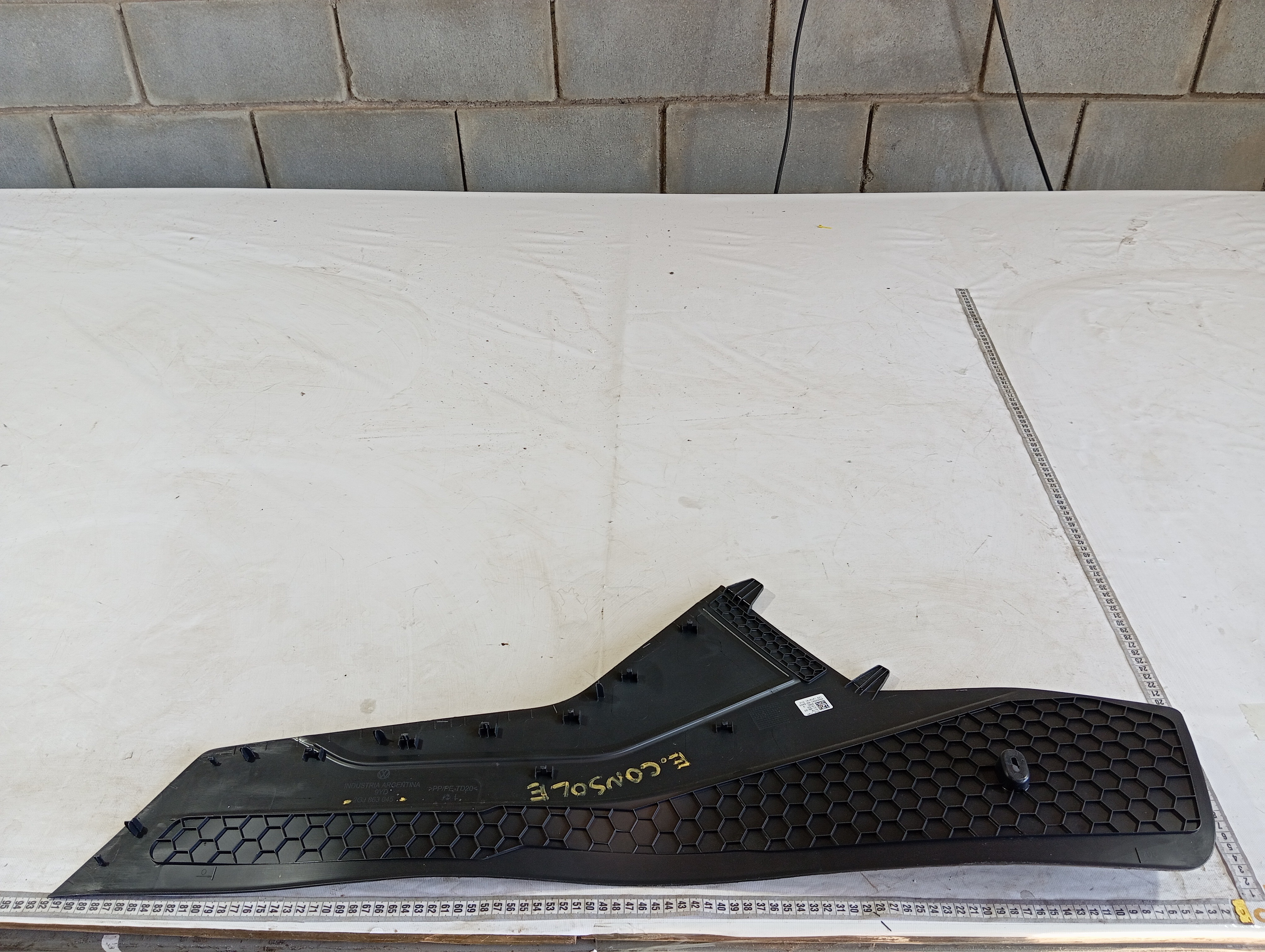 Acabamento Esquerdo Console Vw Taos Highline 2022 2024 V601 8