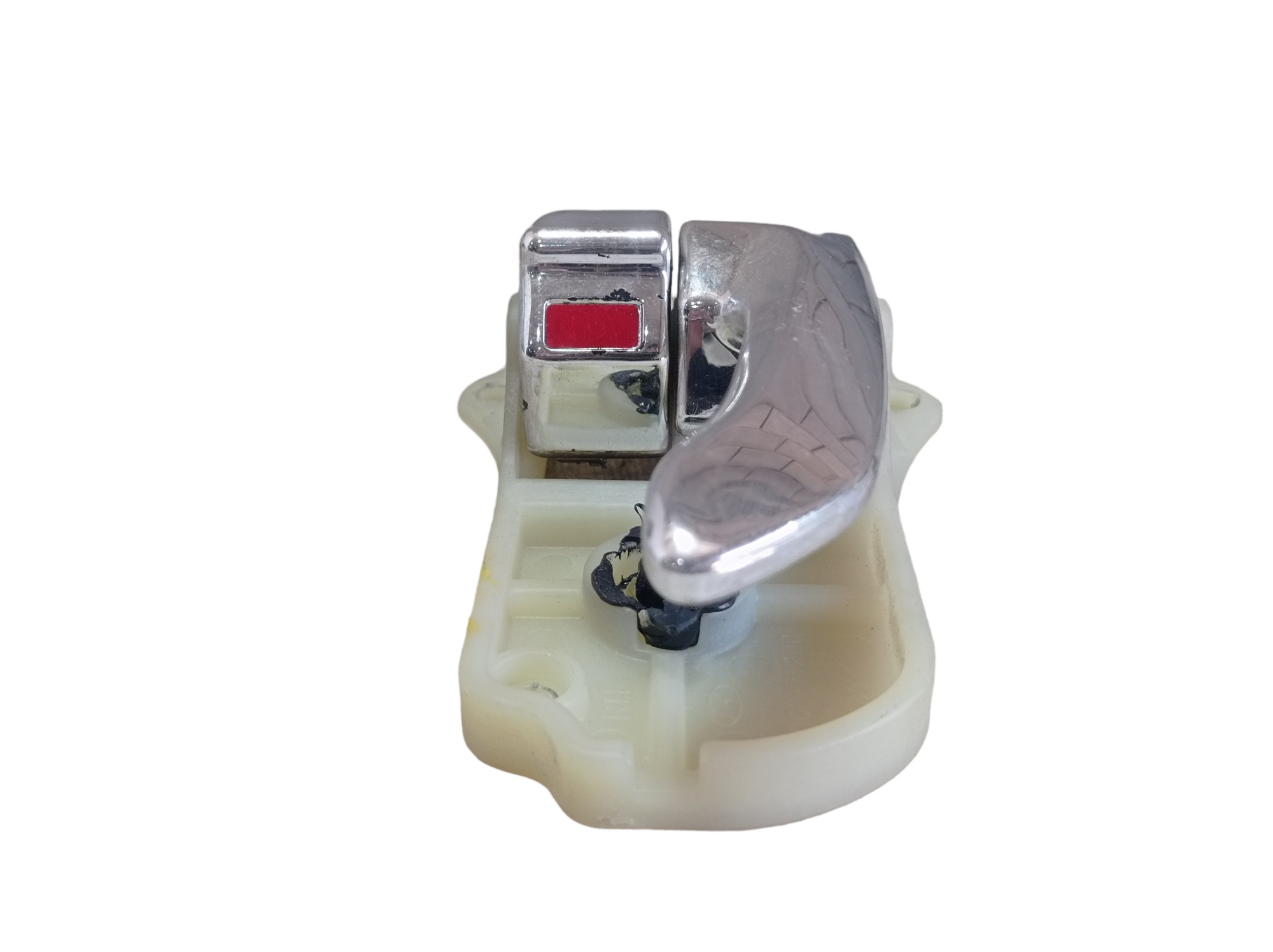Maçaneta Interna Traseira Direita Hyundai Azera 2009 V595 Prateado Traseira 8