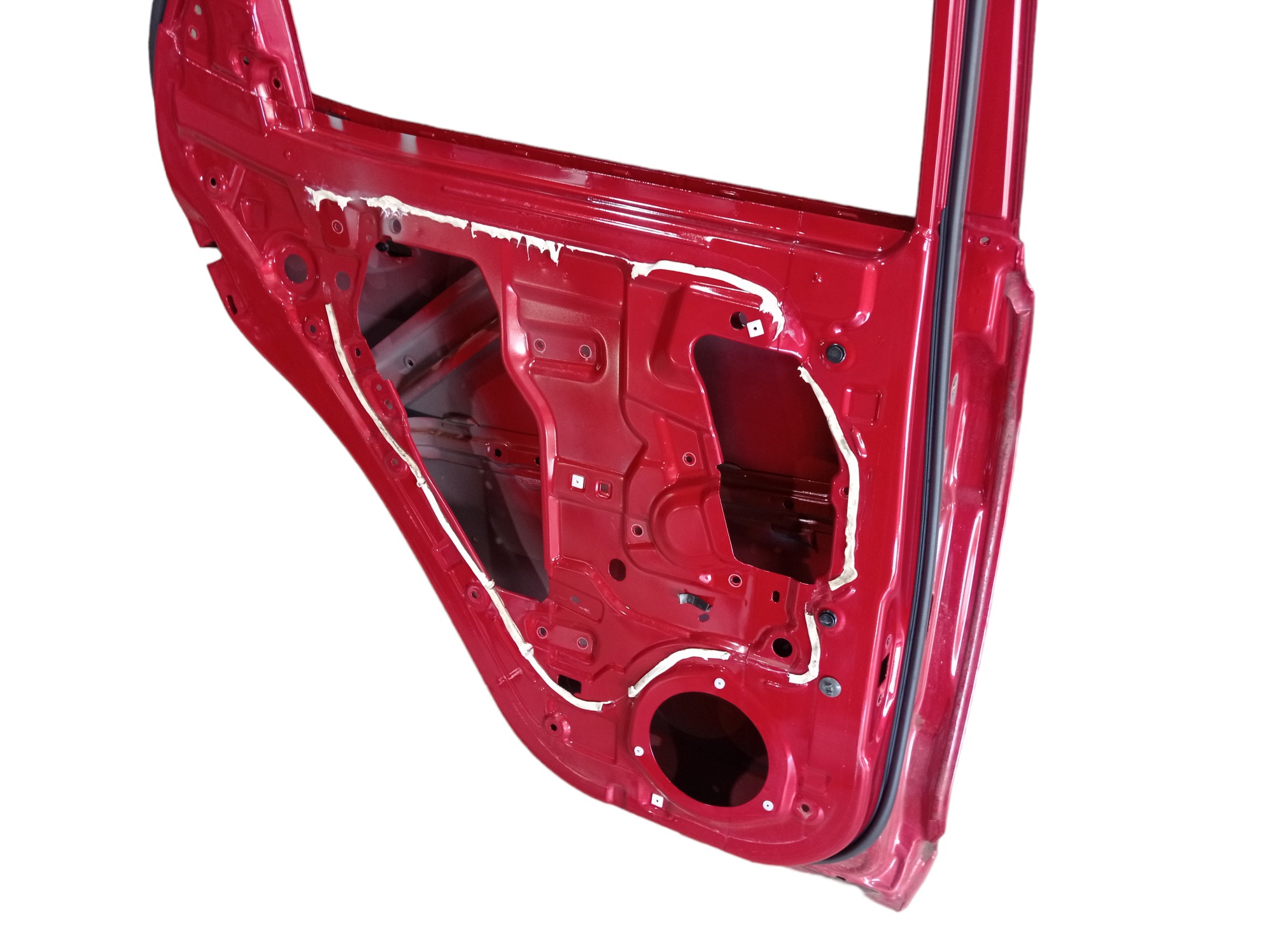 Porta Traseira Esquerda Jac T40 2019 V565  Traseira Esquerdo Vermelho 4