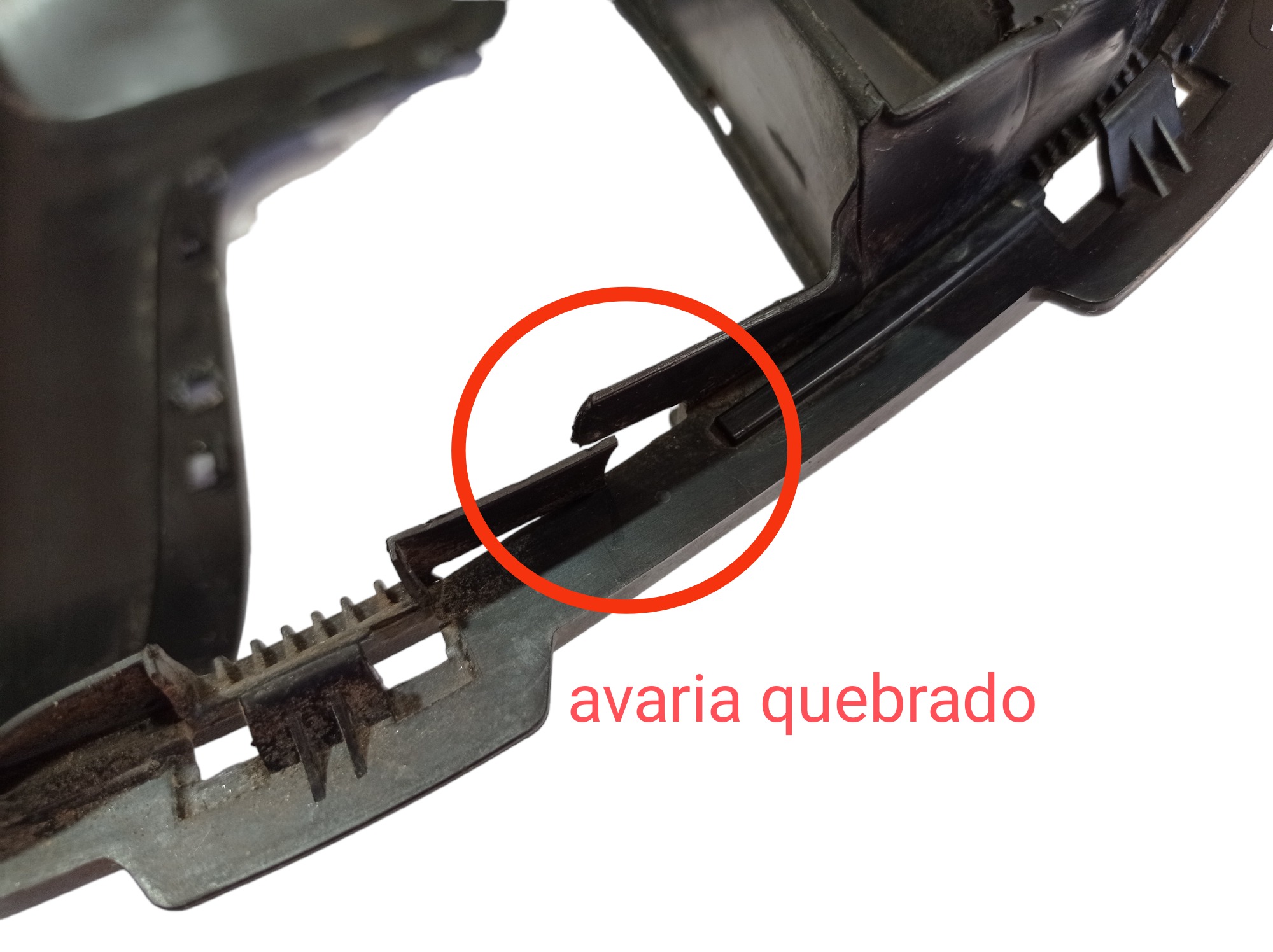 Grade Parachoque Dianteiro Citroen C3 Aircross 2013 V359 Preto 6