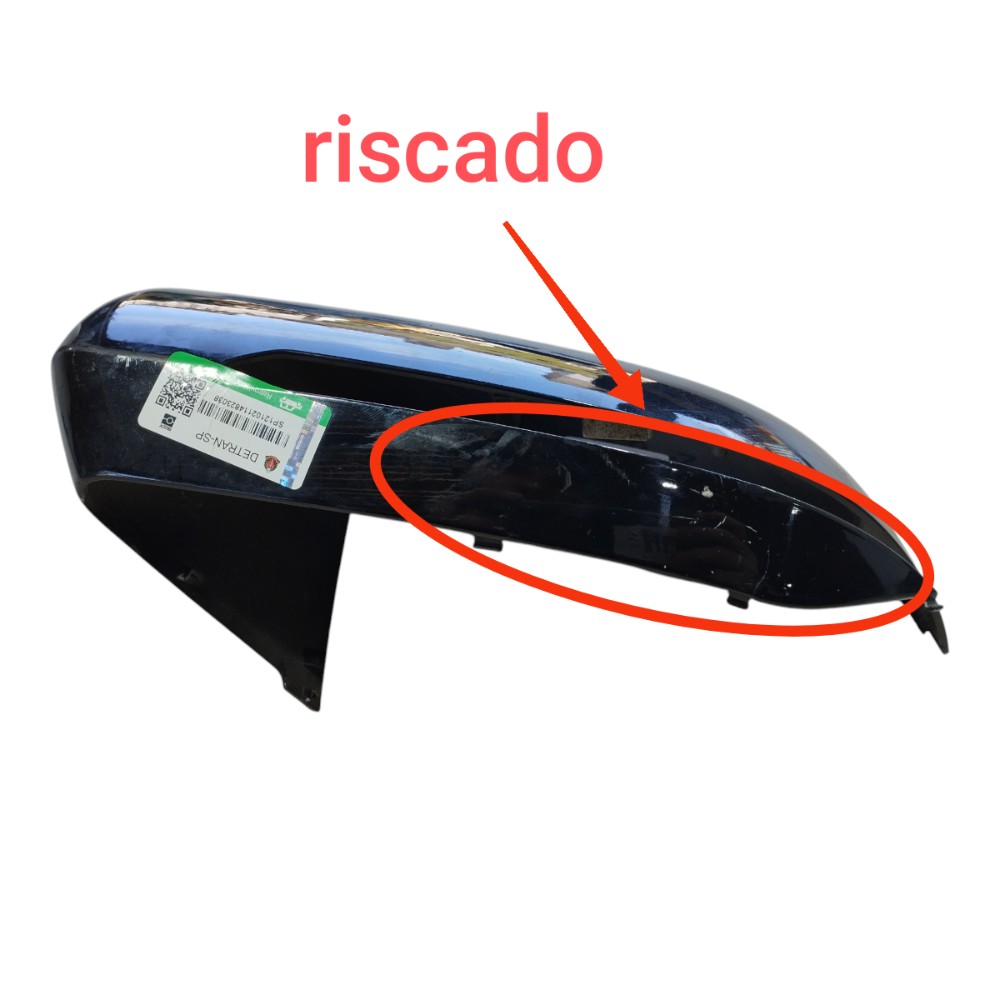 Capa Exter Retrovisor Esquerdo Byd Song Plus 2023 2025 V631 Preto 8