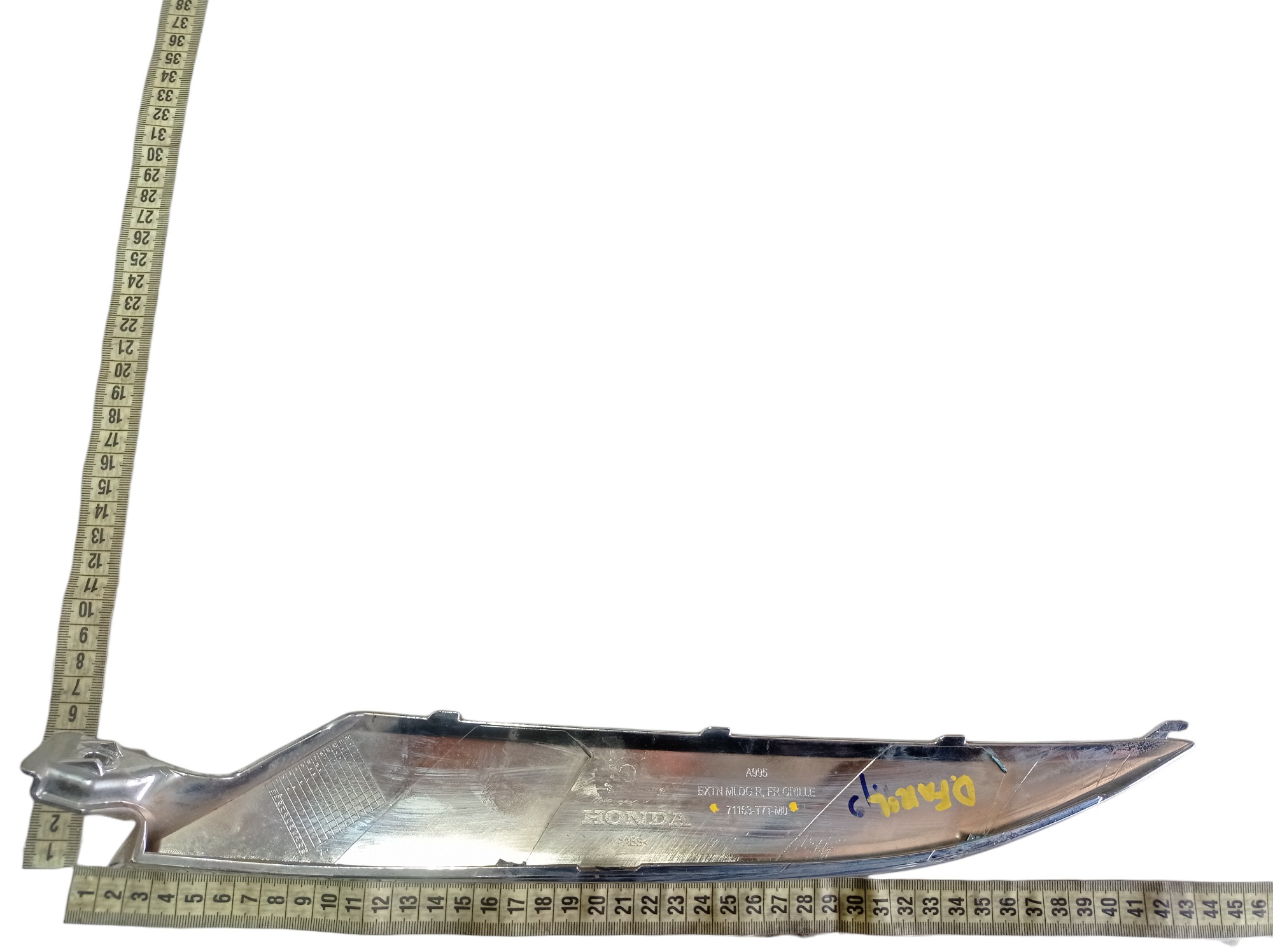 Moldura Grade Farol Direito Honda Hrv Touring 2020 2025 V602 9