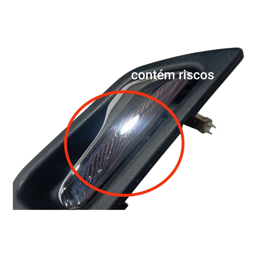 Maçaneta Int Porta Diant Direita Mercedes C180 2002 007 V661 Preta Dianteira 5