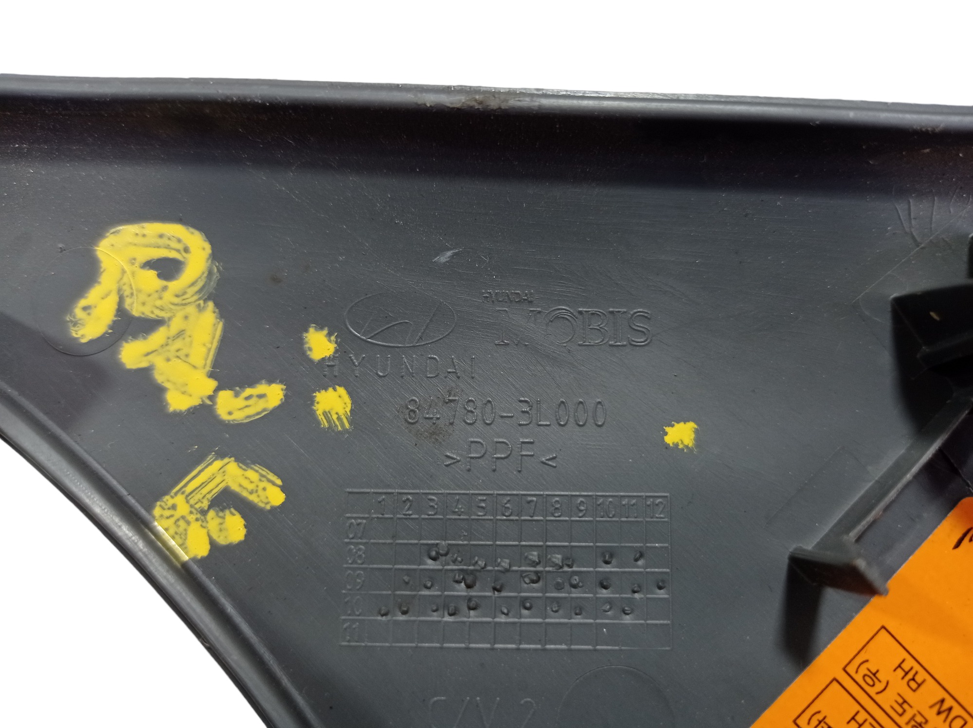 Acabamento Esquerdo Painel Hyundai Azera 2011 V579 9