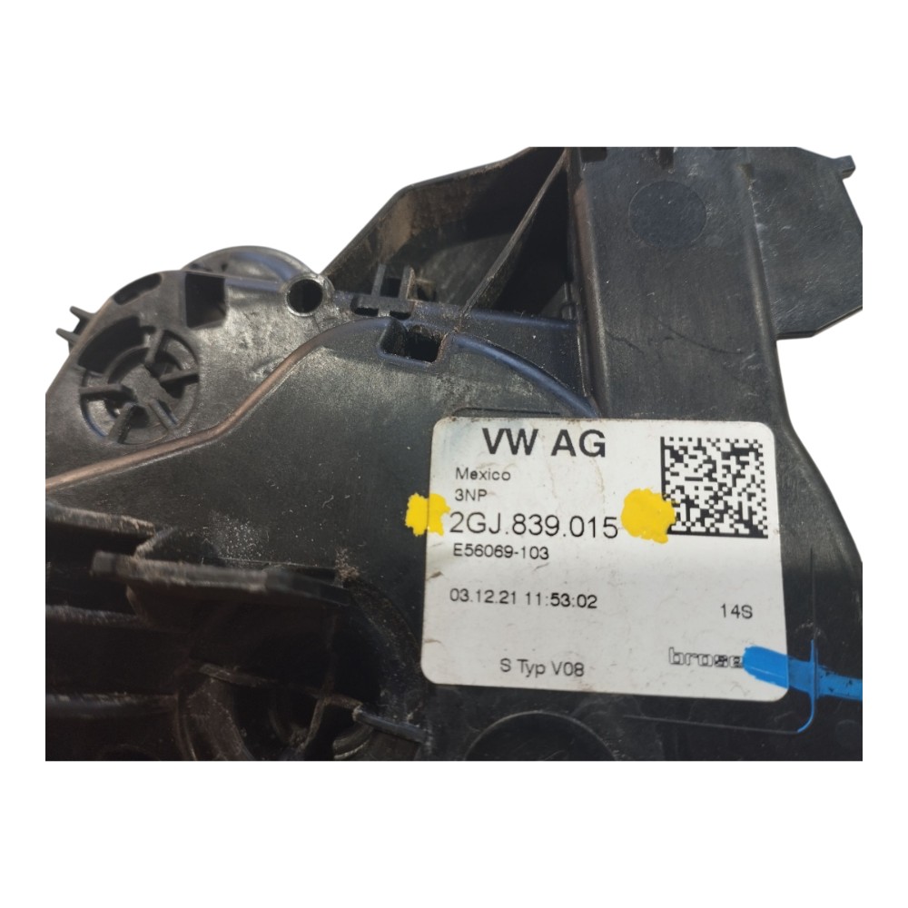 Fechadura Porta Traseira Esque Vw Taos Highline 2022 24 V655 4